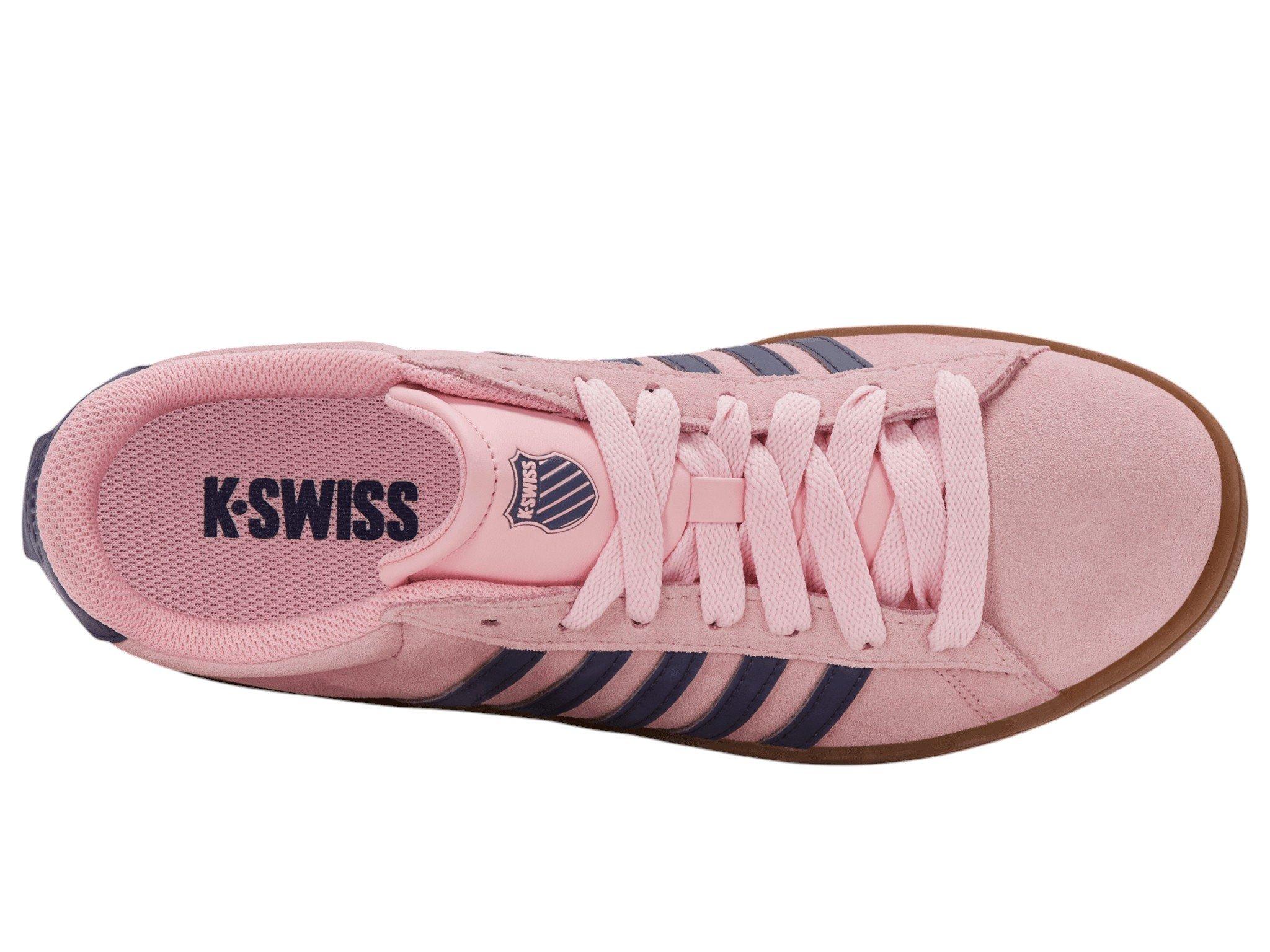 K-Swiss Court Tiebreak II SDE "Orchid Pink/Blue Ribbon" Women's Shoe - ORCHID PINK/BLUE RIBBON