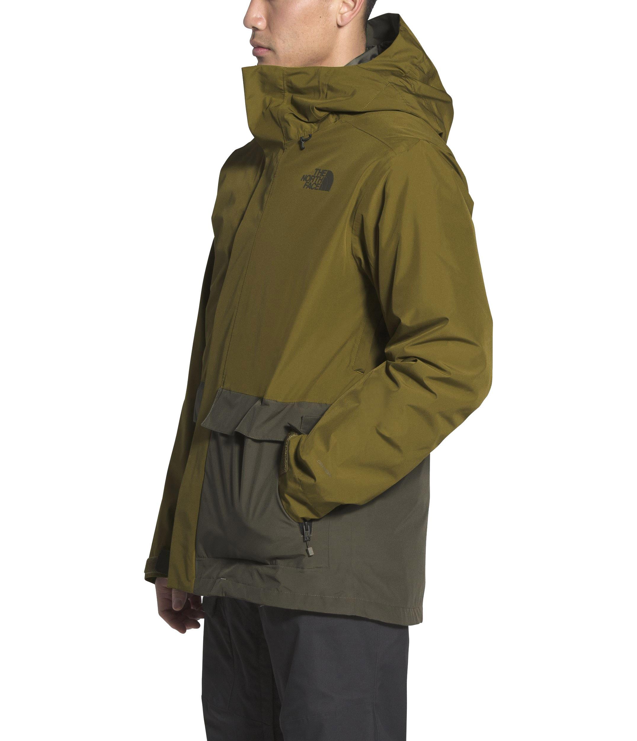 The North Face Men's Clement Triclimate&reg; Jacket - DK GREEN Thumbnail View 3