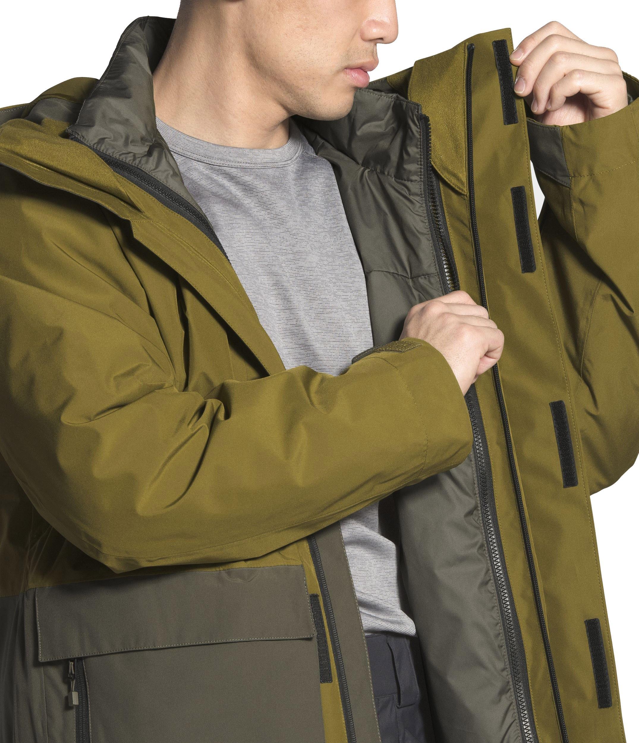 The North Face Men's Clement Triclimate&reg; Jacket - DK GREEN Thumbnail View 7