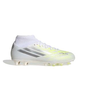 adidas F50 Sparkfusion Club Mid Cut MG "Ftwr White/Iron Metallic/Hi-Res Yellow" Women's Soccer Cleat
