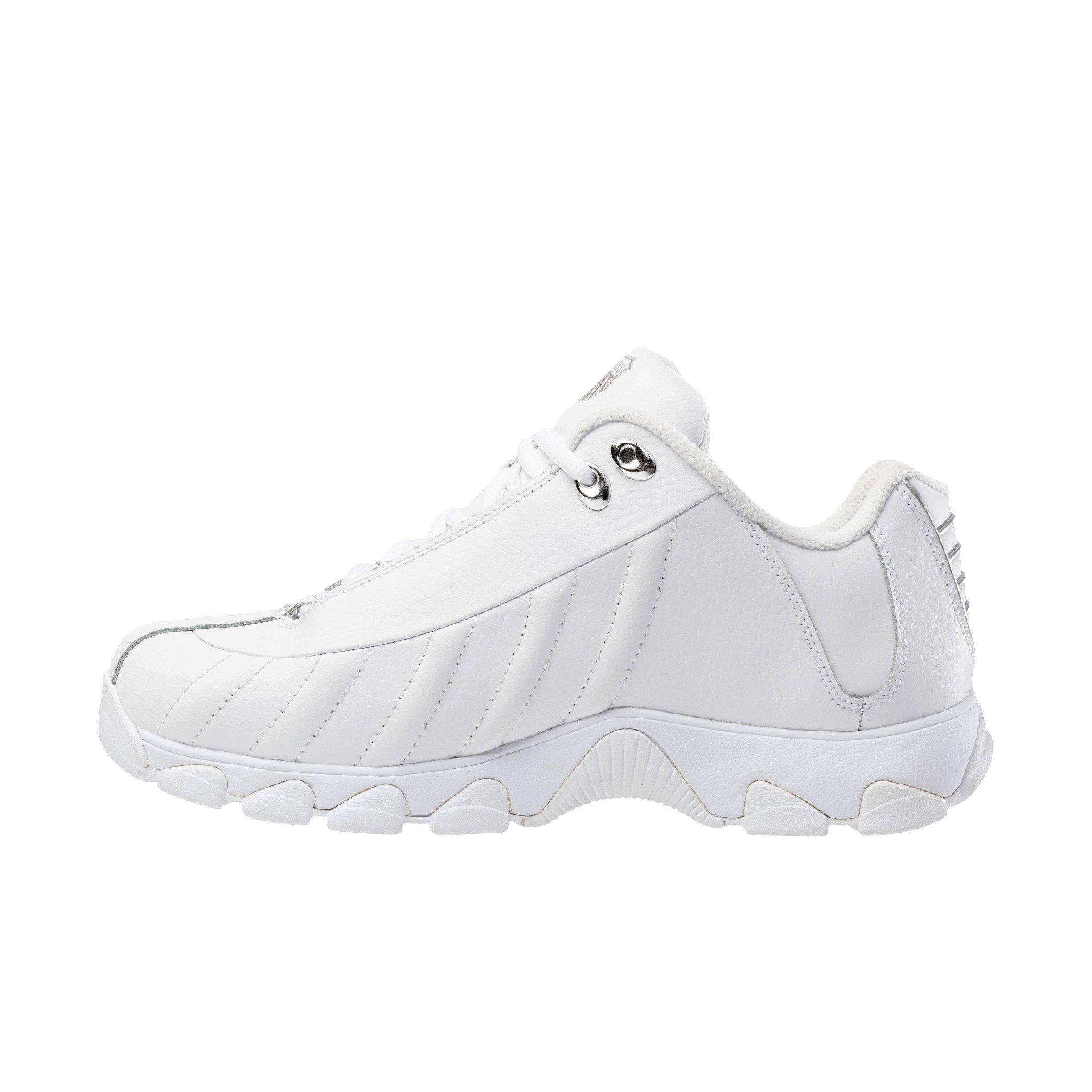 K-Swiss ST329 CMF "White/Silver" Men's Shoe - WHITE/SILVER