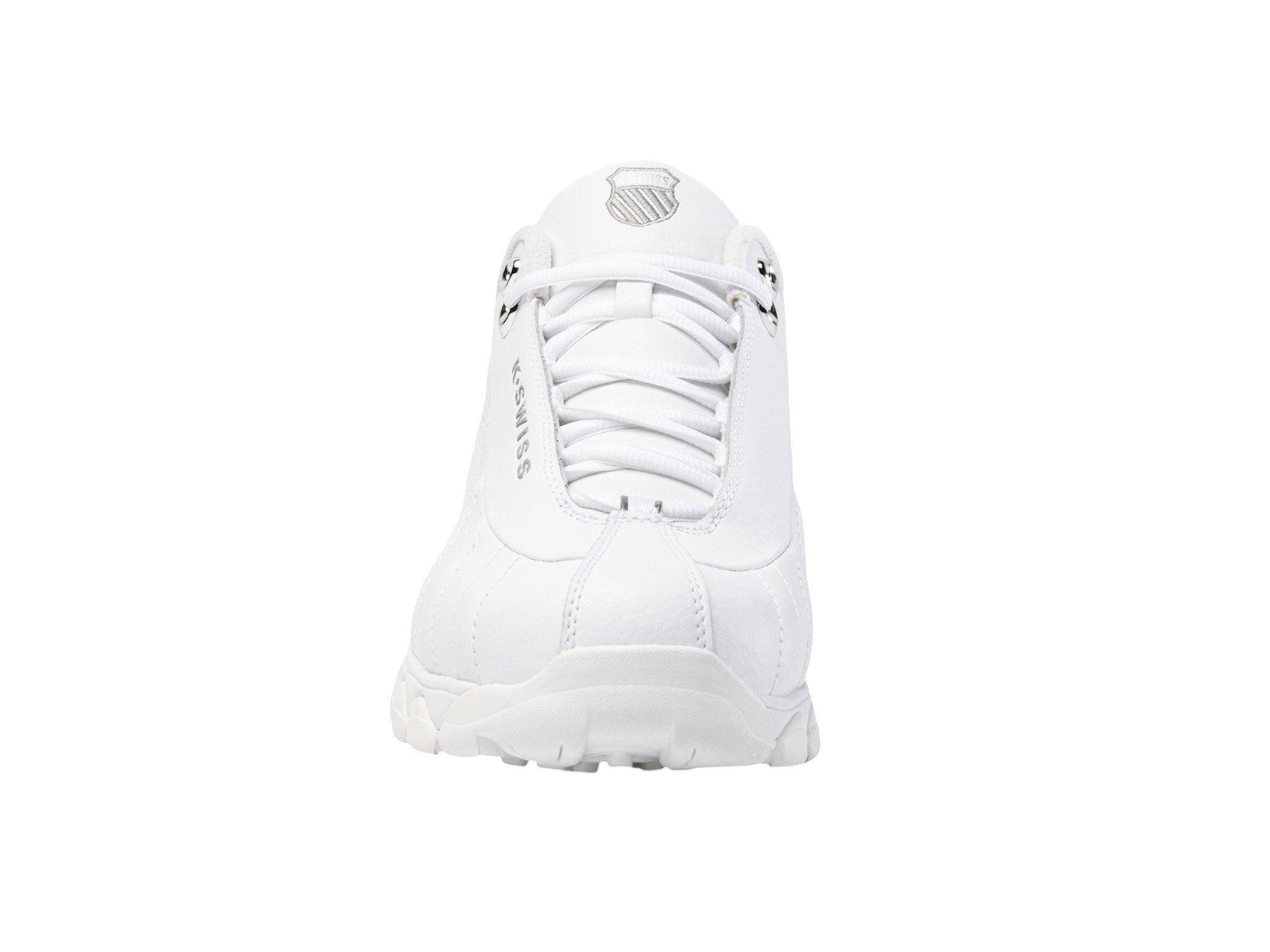 K-Swiss ST329 CMF "White/Silver" Men's Shoe - WHITE/SILVER
