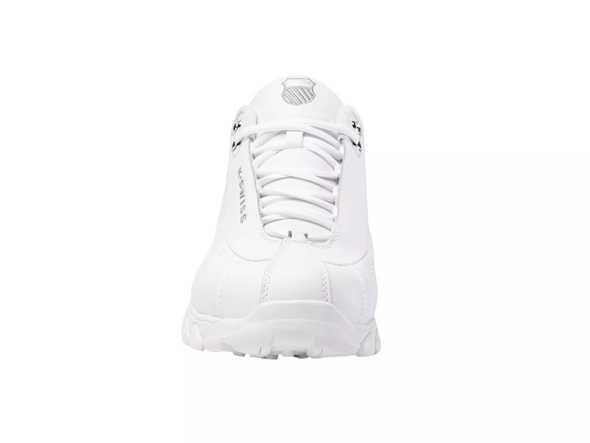 K-Swiss ST329 CMF "White/Silver" Men's Shoe - WHITE/SILVER