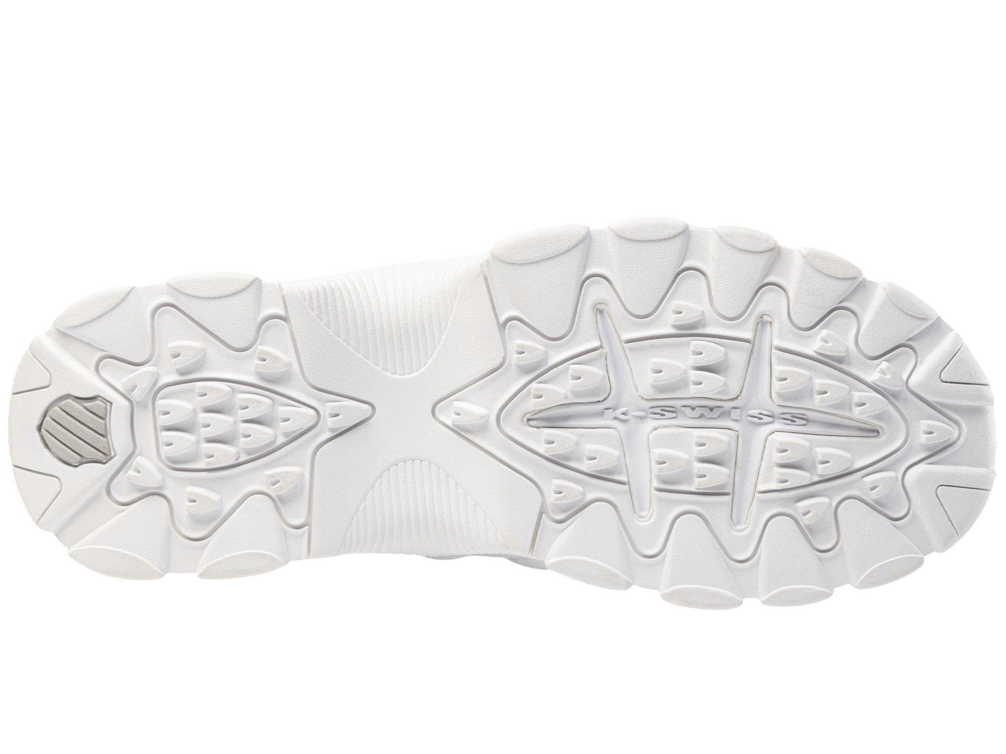 K-Swiss ST329 CMF "White/Silver" Men's Shoe - WHITE/SILVER