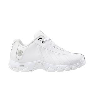 K-Swiss ST329 CMF "White/Silver" Men's Shoe - WHITE/SILVER