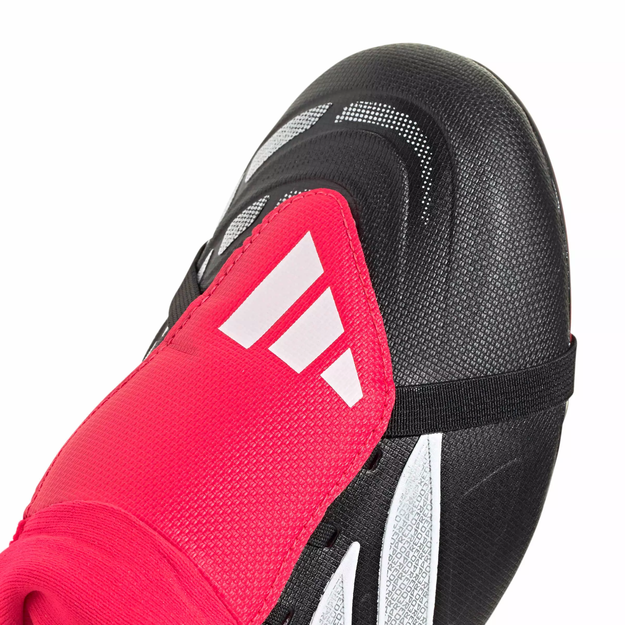 adidas Predator Club Fold-Over Tongue MG "Core Black/Ftwr White/Lucid Red" Men's Soccer Cleat - BLACK/WHITE/RED