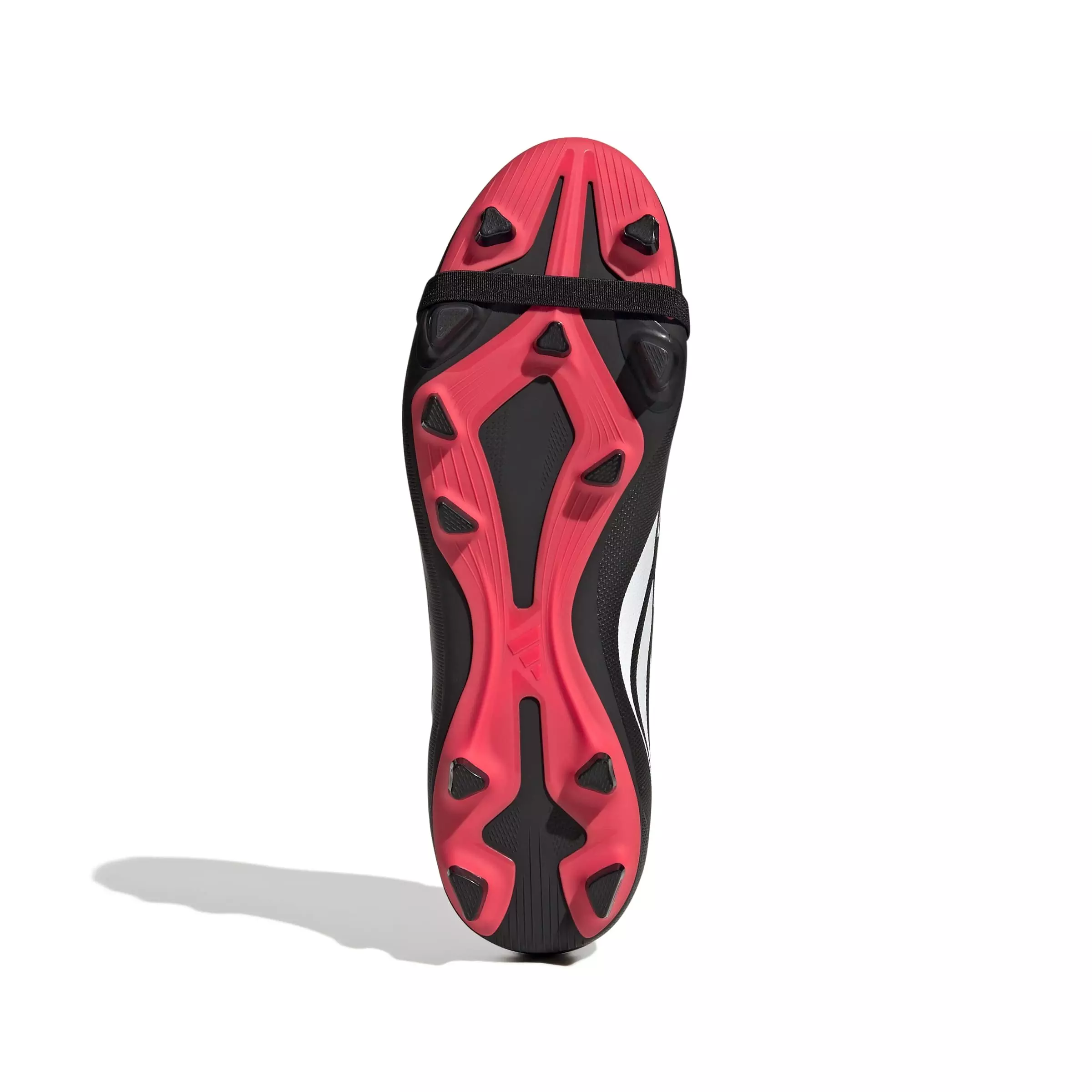 adidas Predator Club Fold-Over Tongue MG "Core Black/Ftwr White/Lucid Red" Men's Soccer Cleat - BLACK/WHITE/RED