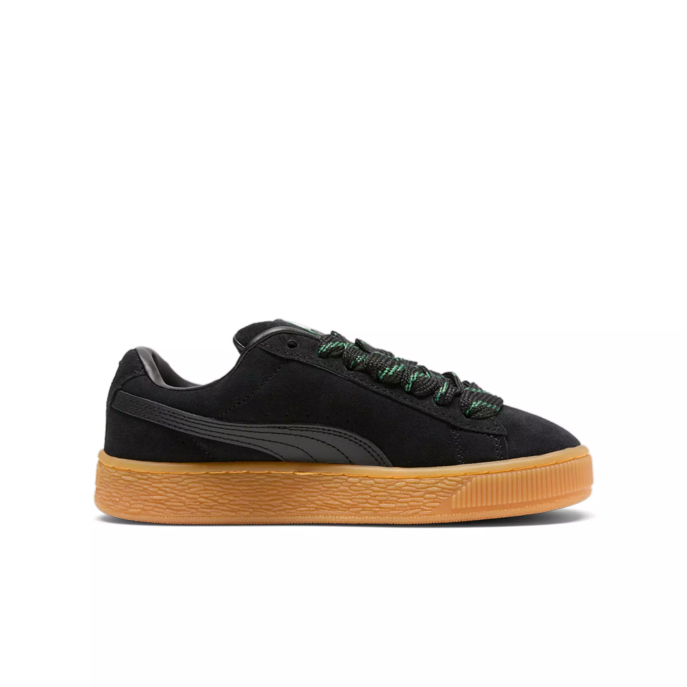 PUMA Suede XL Skate "PUMA Black/Vine/PUMA White" Grade School Boys' Shoe - BLACK/VINE/WHITE