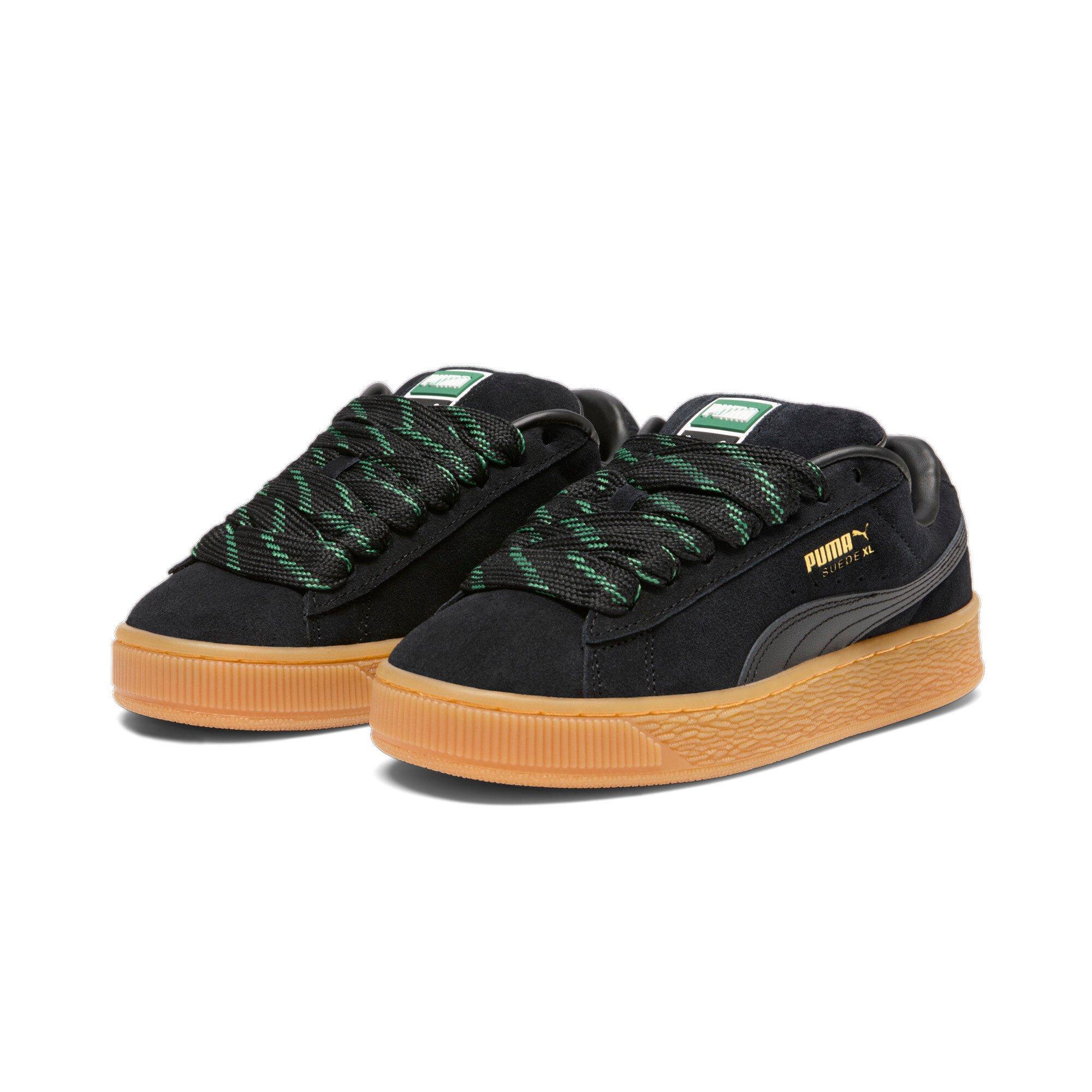 PUMA Suede XL Skate Grade School Boys' "PUMA Black/Vine/PUMA White" Shoe