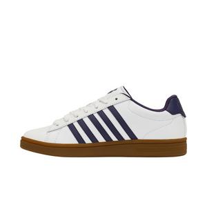 K-Swiss Court Tiebreak II "Bright White/Naval Academy/Gum" Men's Shoe - WHITE/NAVY/GUM