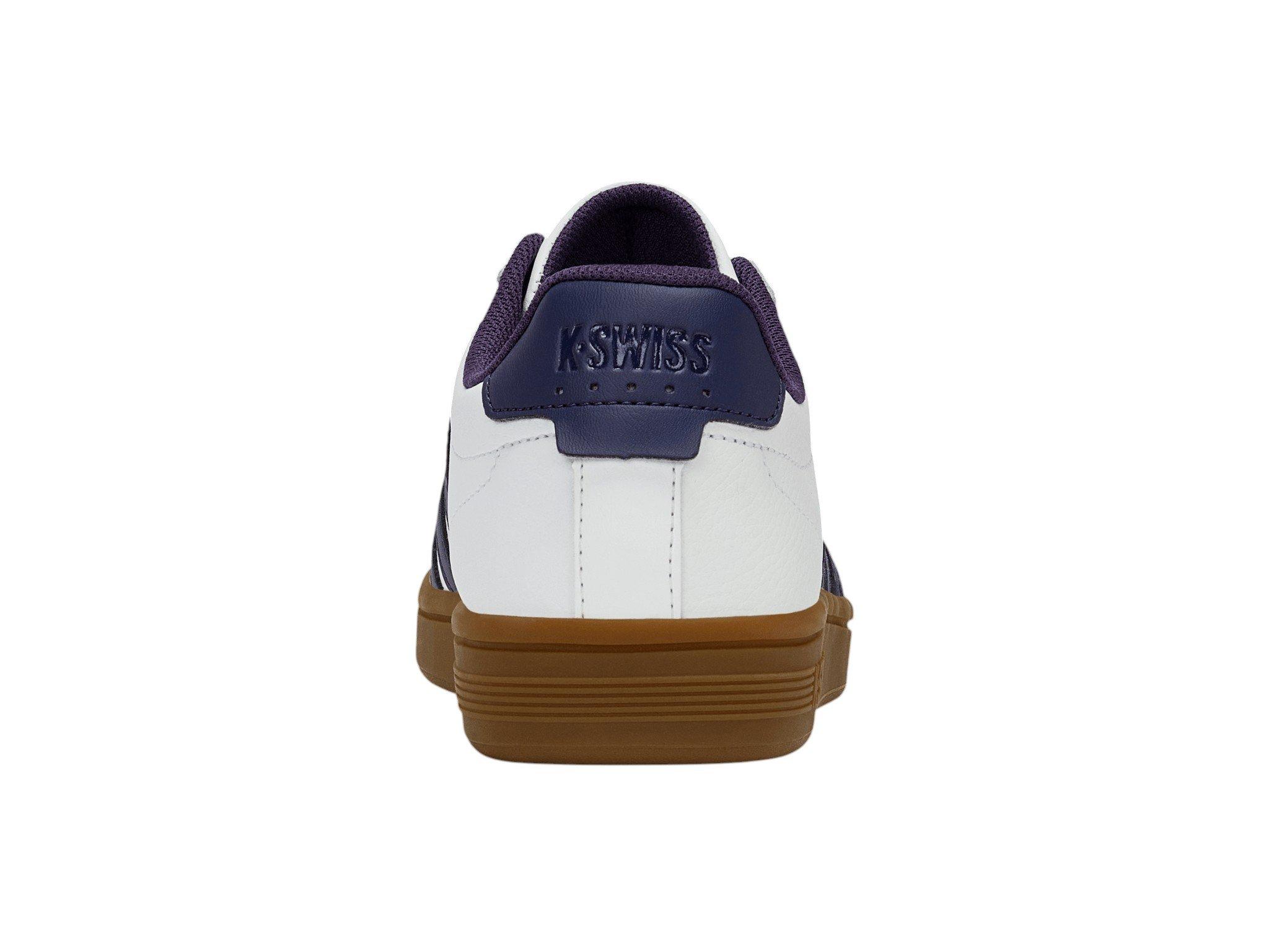 K-Swiss Court Tiebreak II "Bright White/Naval Academy/Gum" Men's Shoe - WHITE/NAVY/GUM