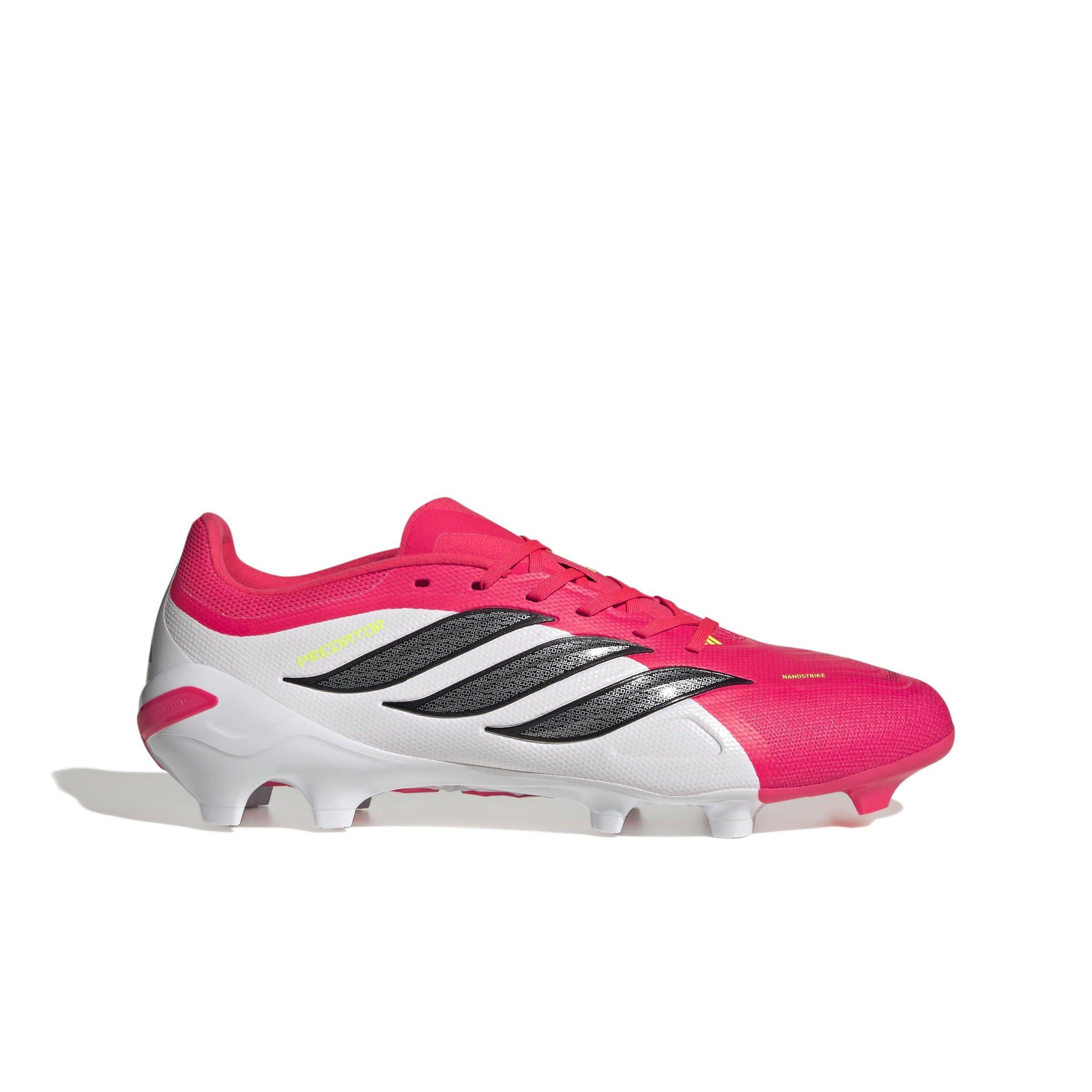 adidas Predator League FG "Lucid Red/Core Black/Ftwr White" Men's Soccer Cleat - RED/BLACK/WHITE Thumbnail View 1