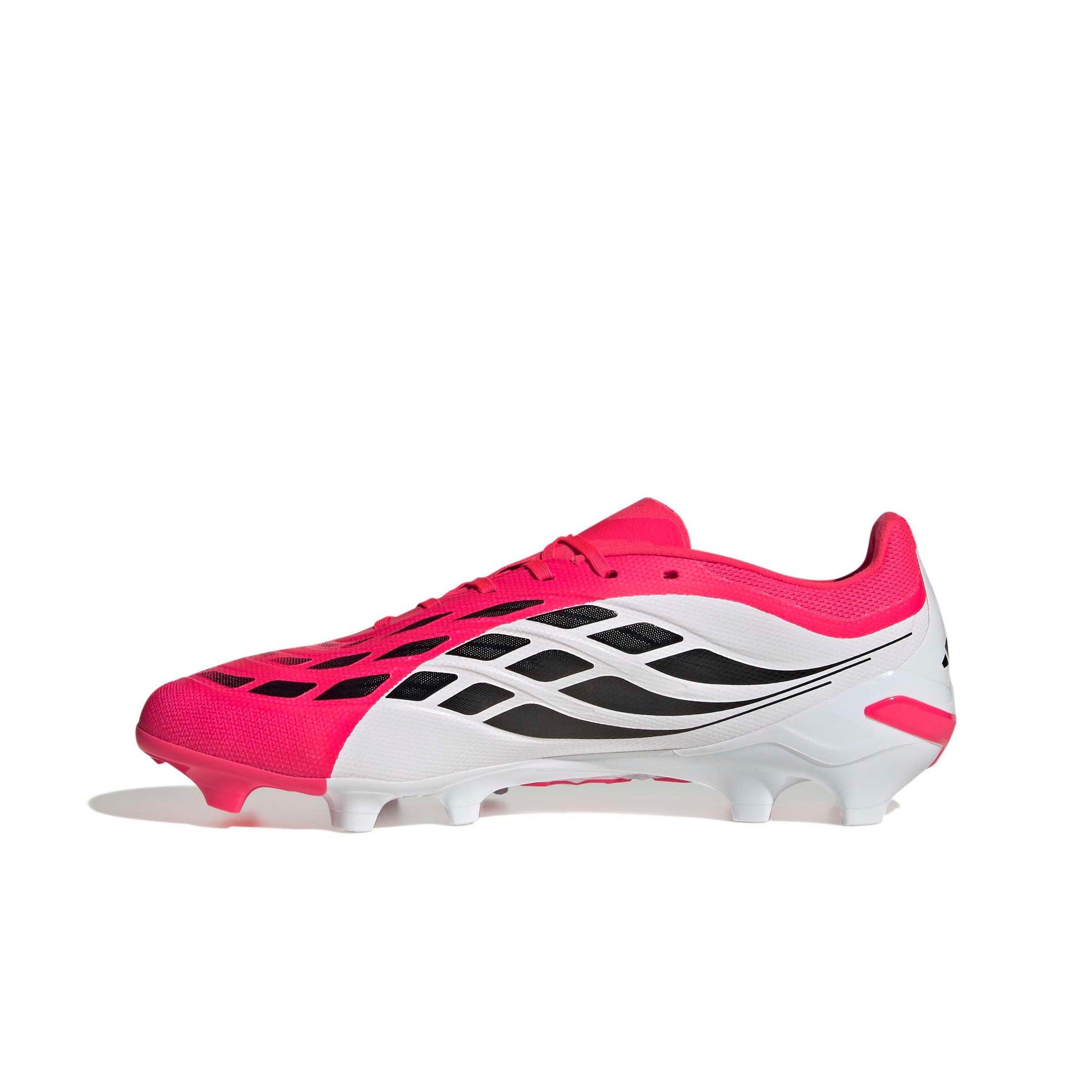 adidas Predator League FG "Lucid Red/Core Black/Ftwr White" Men's Soccer Cleat - RED/BLACK/WHITE Thumbnail View 2