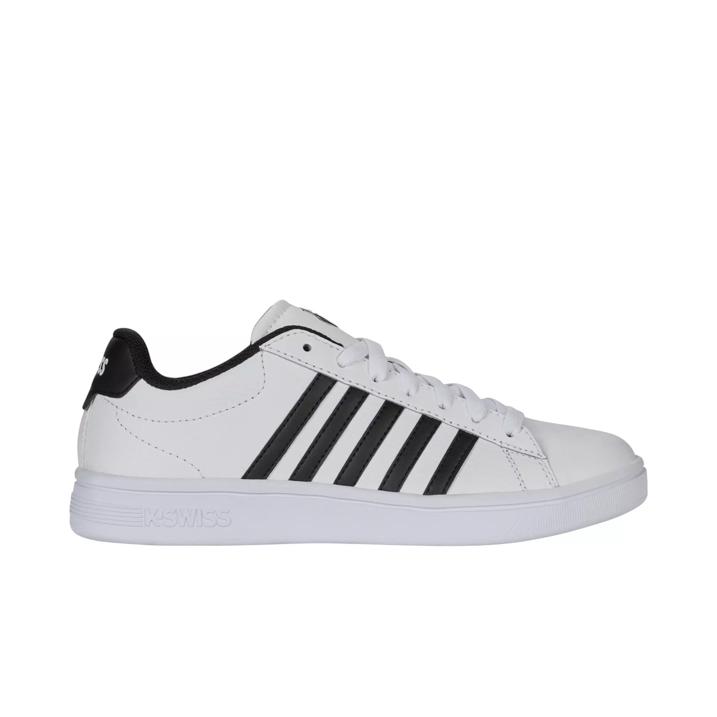 K-Swiss Court Tiebreak II "White/Black/White" Men's Shoe - WHITE/BLACK