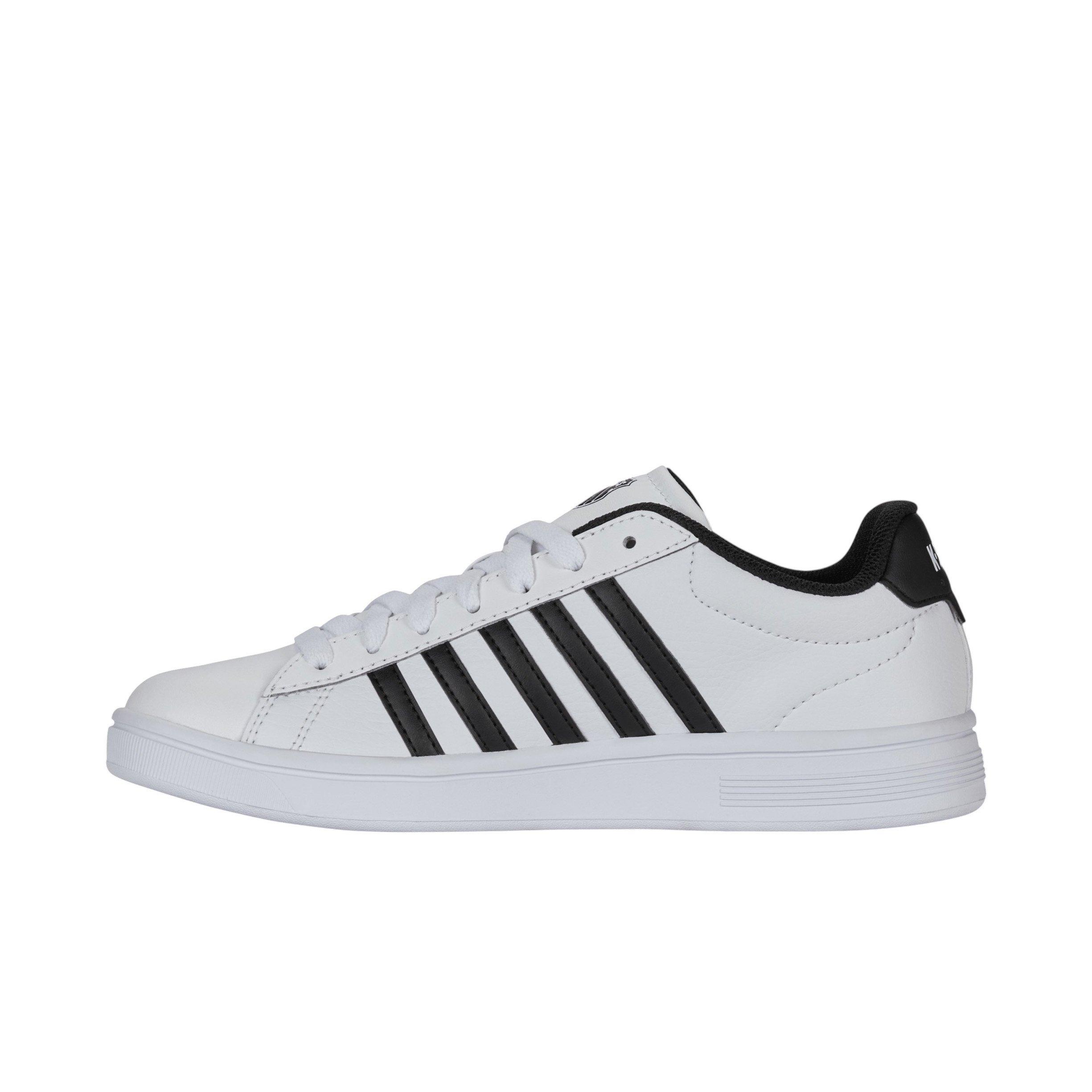 K-Swiss Court Tiebreak II "White/Black/White" Men's Shoe - WHITE/BLACK