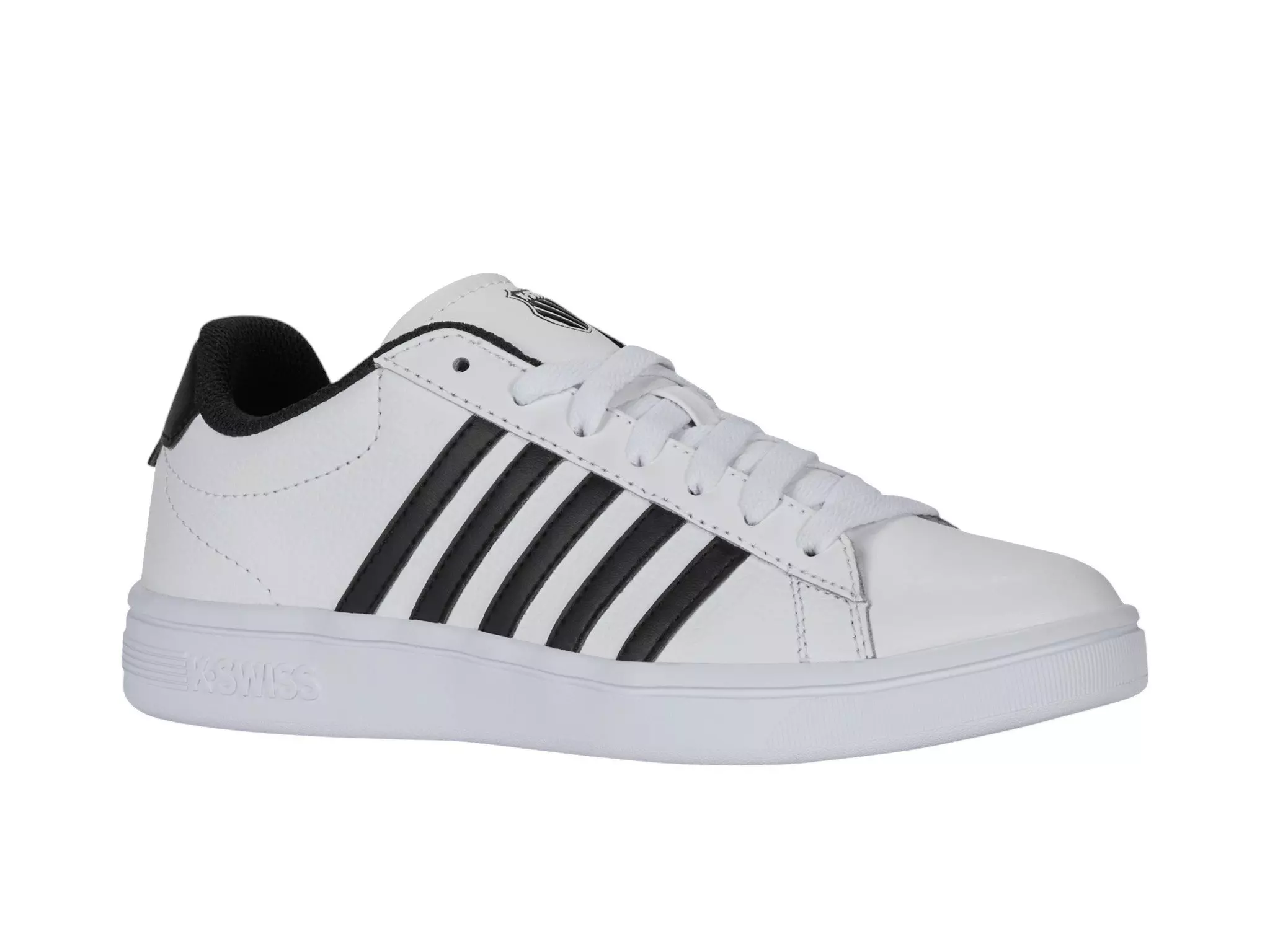 K-Swiss Court Tiebreak II "White/Black/White" Men's Shoe - WHITE/BLACK