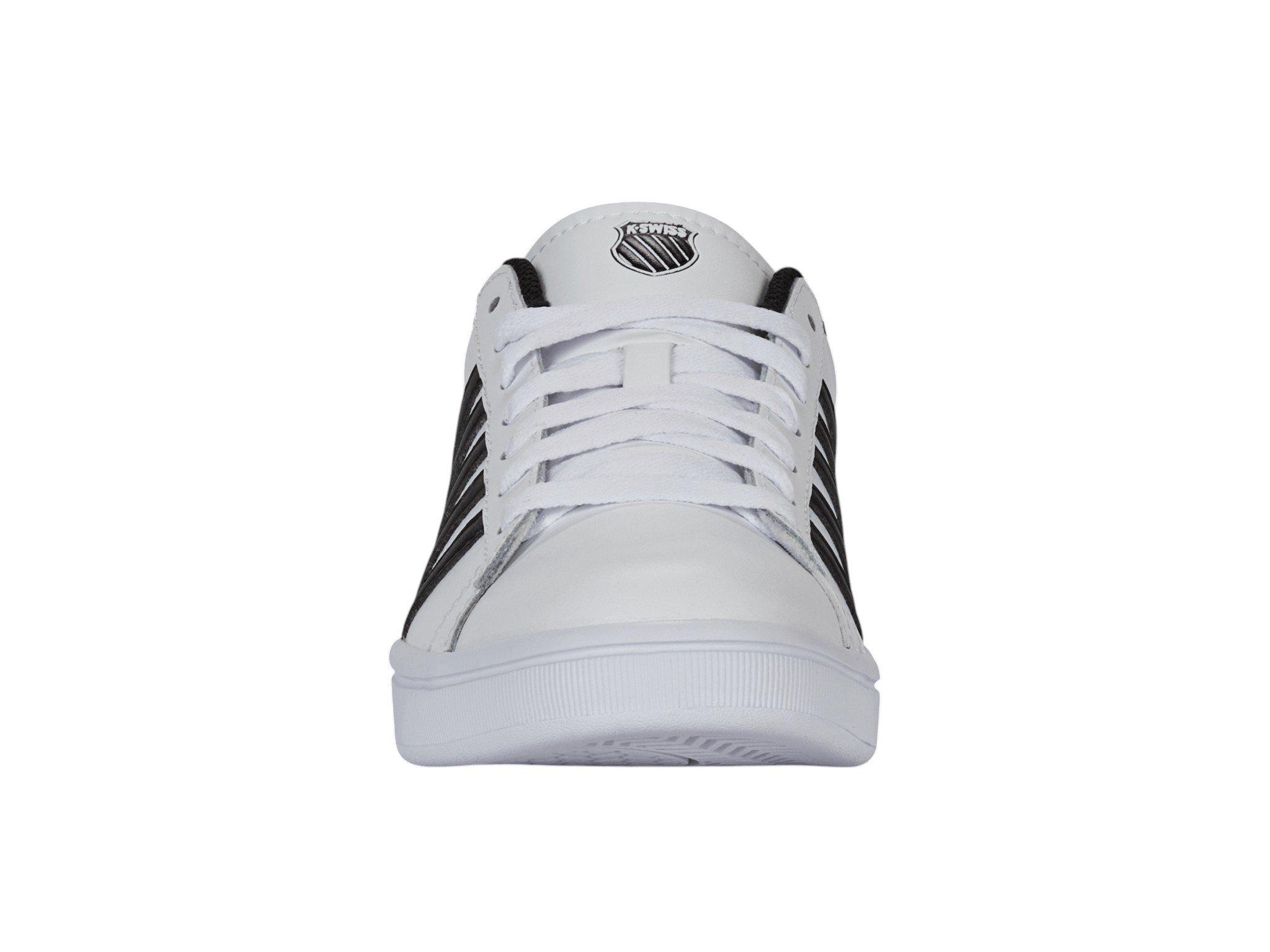 K-Swiss Court Tiebreak II "White/Black/White" Men's Shoe - WHITE/BLACK