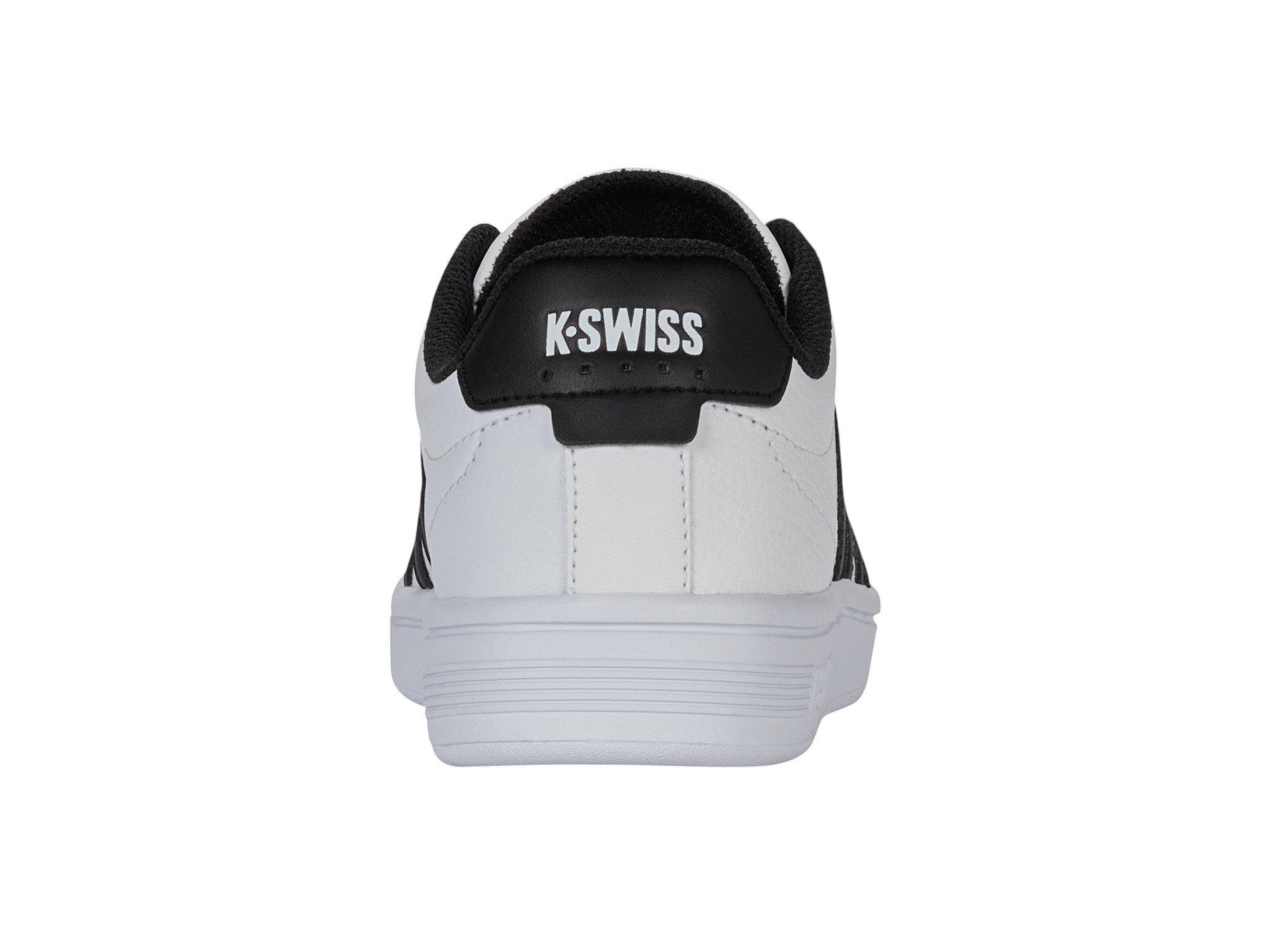 K-Swiss Court Tiebreak II "White/Black/White" Men's Shoe - WHITE/BLACK