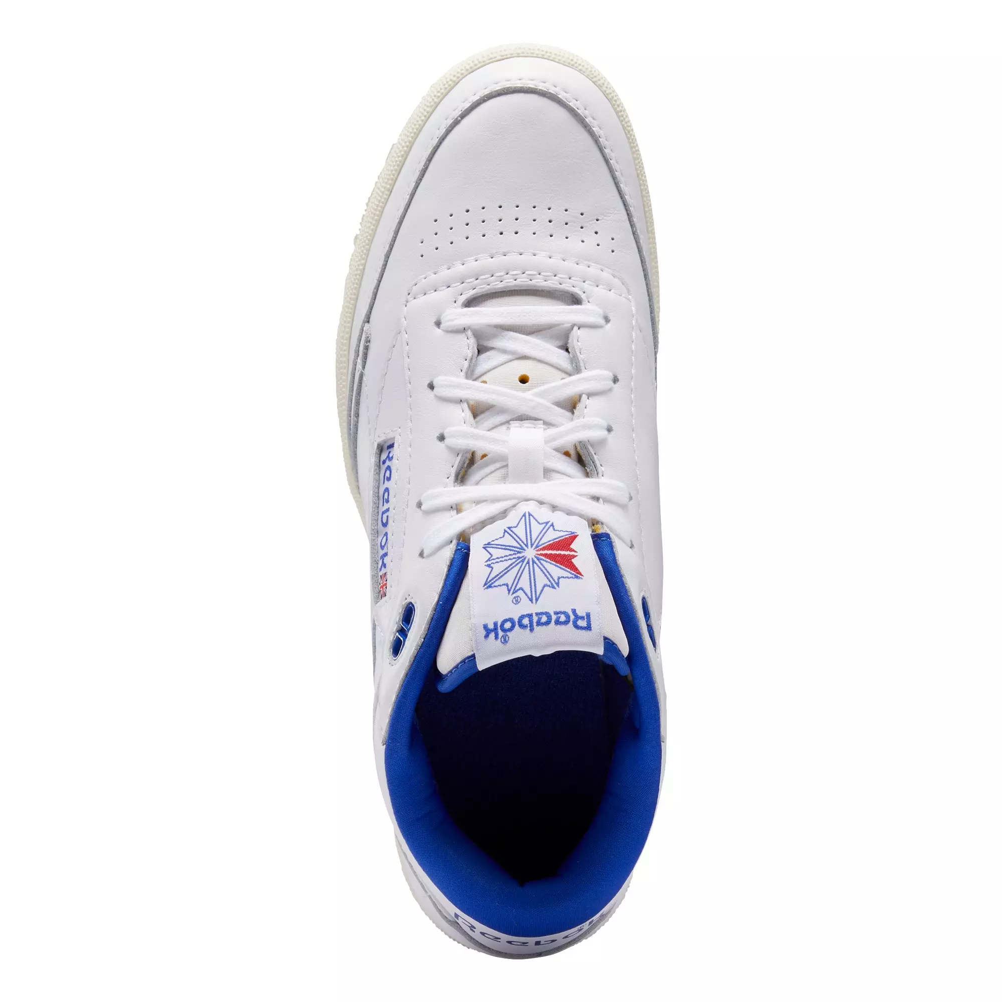 Reebok Club C Mid II Vintage "Ftwr White/Bright Cobalt/Classic White" Men's Shoe - WHITE/ROYAL