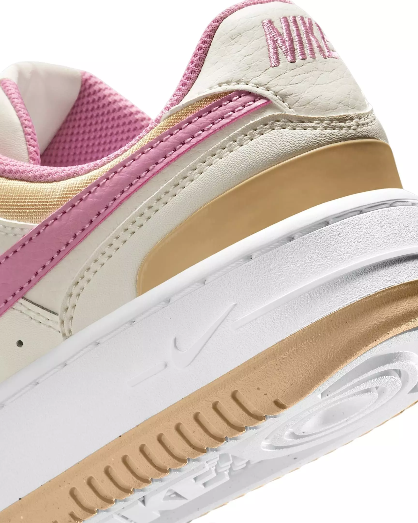 Nike Gamma Force "Soft Pearl/Sesame/White/Elemental Pink" Women's Shoe - PEARL/PINK/WHITE