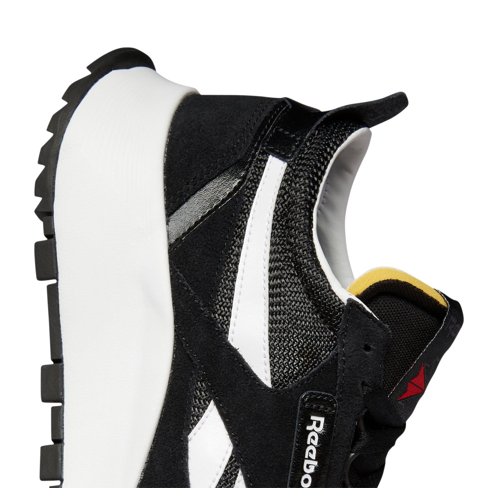 Reebok Classic Leather Legacy "Core Black/Cold Grey/Vector Red" Men's Shoe - BLACK/GREY/RED Thumbnail View 3