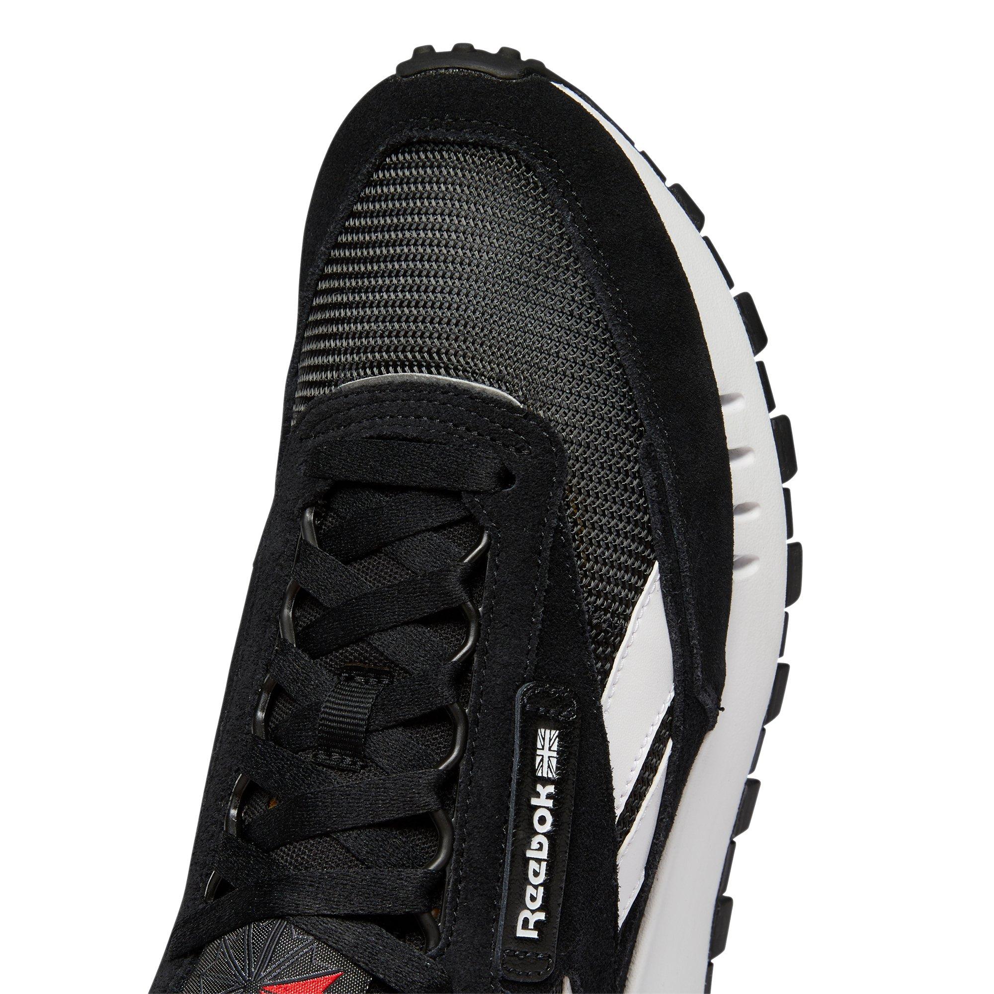 Reebok Classic Leather Legacy "Core Black/Cold Grey/Vector Red" Men's Shoe - BLACK/GREY/RED Thumbnail View 4