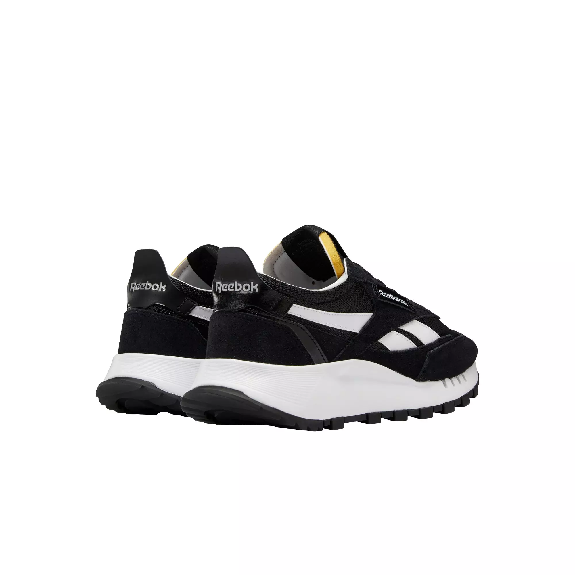 Reebok Classic Leather Legacy "Core Black/Cold Grey/Vector Red" Men's Shoe - BLACK/GREY/RED