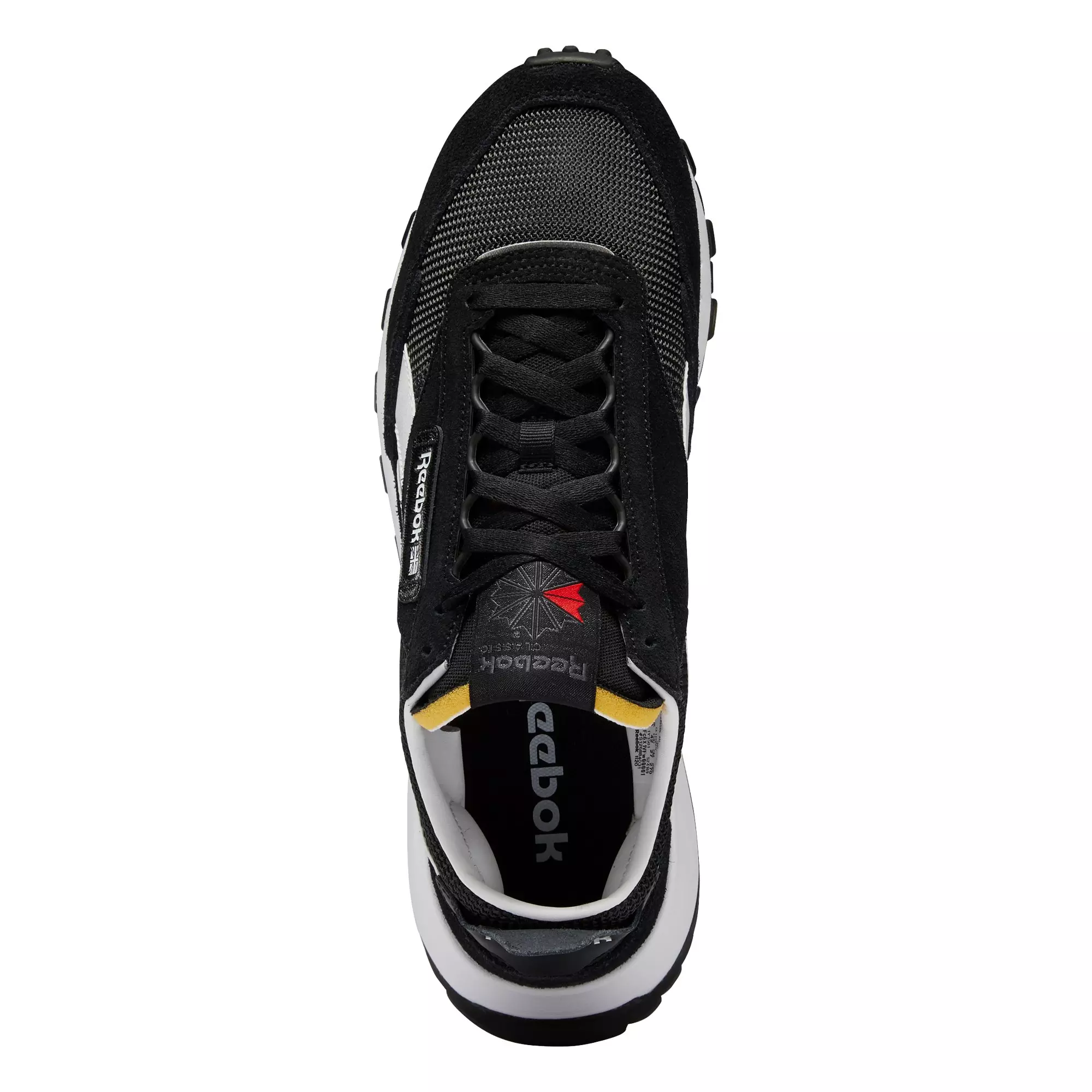 Reebok Classic Leather Legacy "Core Black/Cold Grey/Vector Red" Men's Shoe - BLACK/GREY/RED