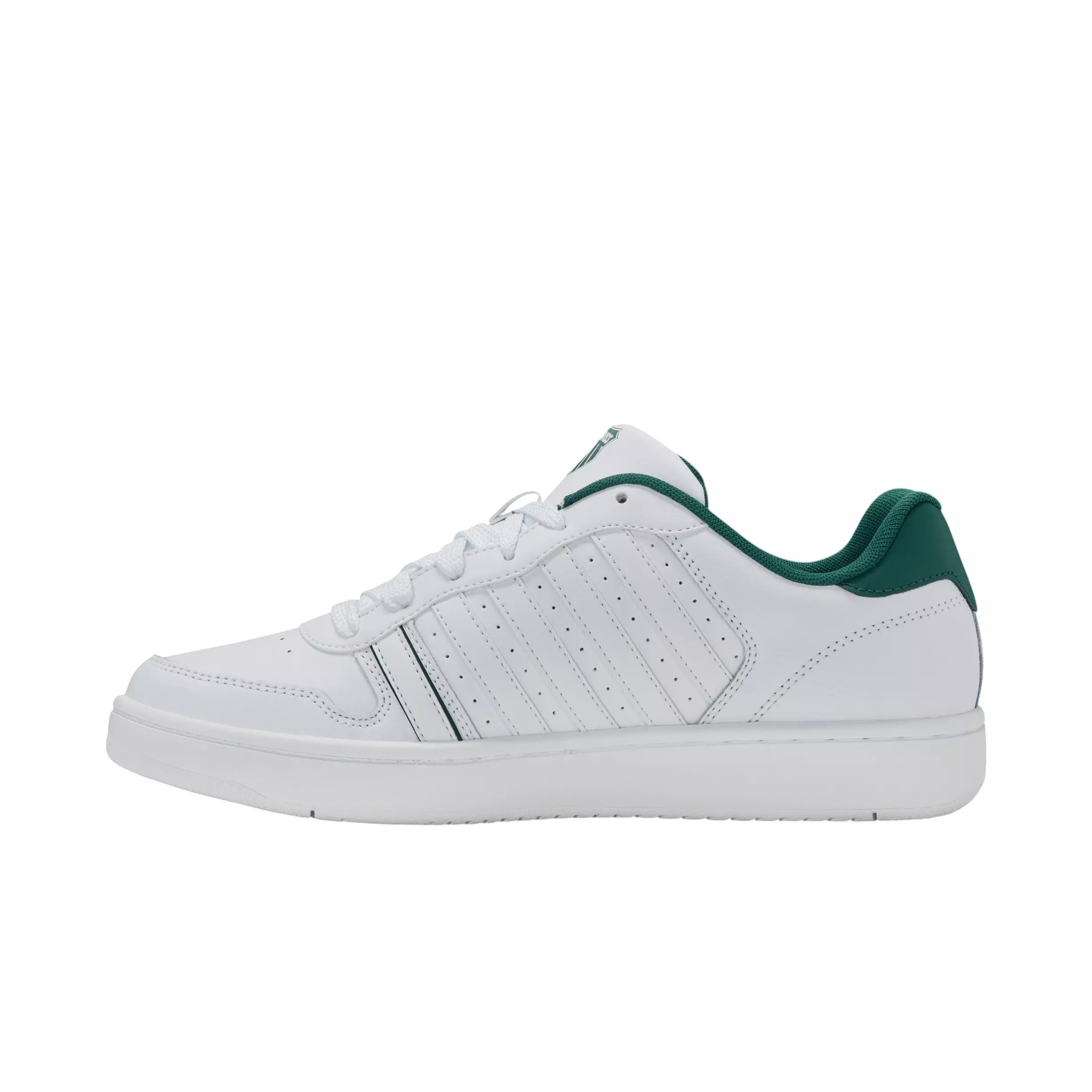K-Swiss Court Palisades "White/Posy Green" Men's Shoe - WHITE/POSY GREEN
