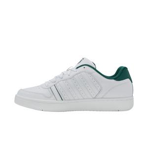 K-Swiss Court Palisades "White/Posy Green" Men's Shoe - WHITE/POSY GREEN