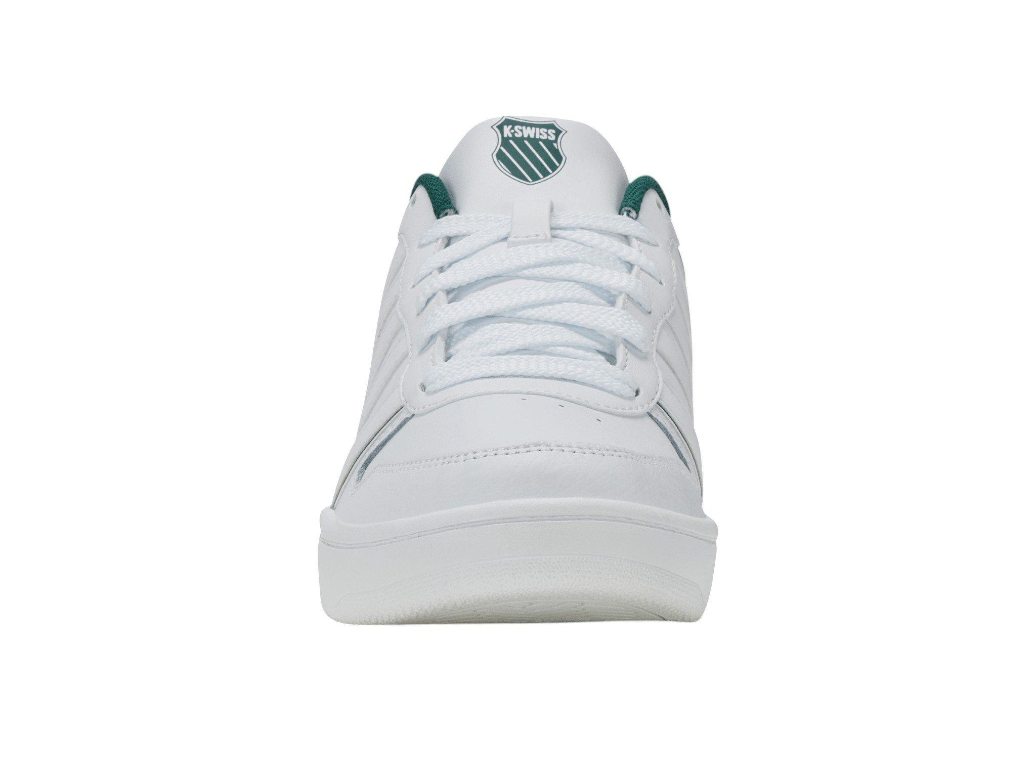 K-Swiss Court Palisades "White/Posy Green" Men's Shoe - WHITE/POSY GREEN