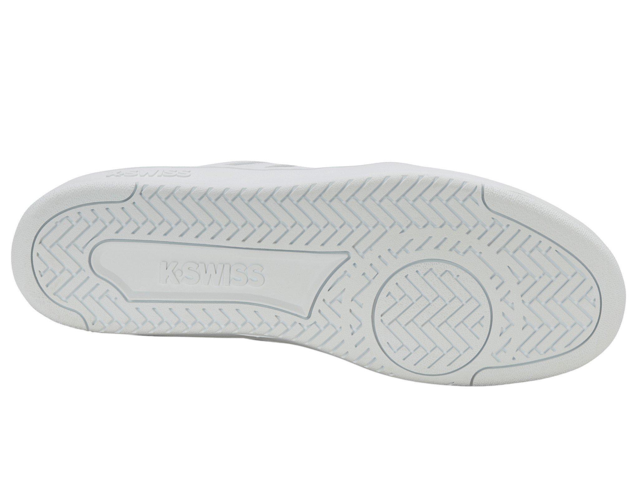 K-Swiss Court Palisades "White/Posy Green" Men's Shoe - WHITE/POSY GREEN