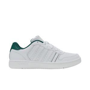 K-Swiss Court Palisades "White/Posy Green" Men's Shoe - WHITE/POSY GREEN