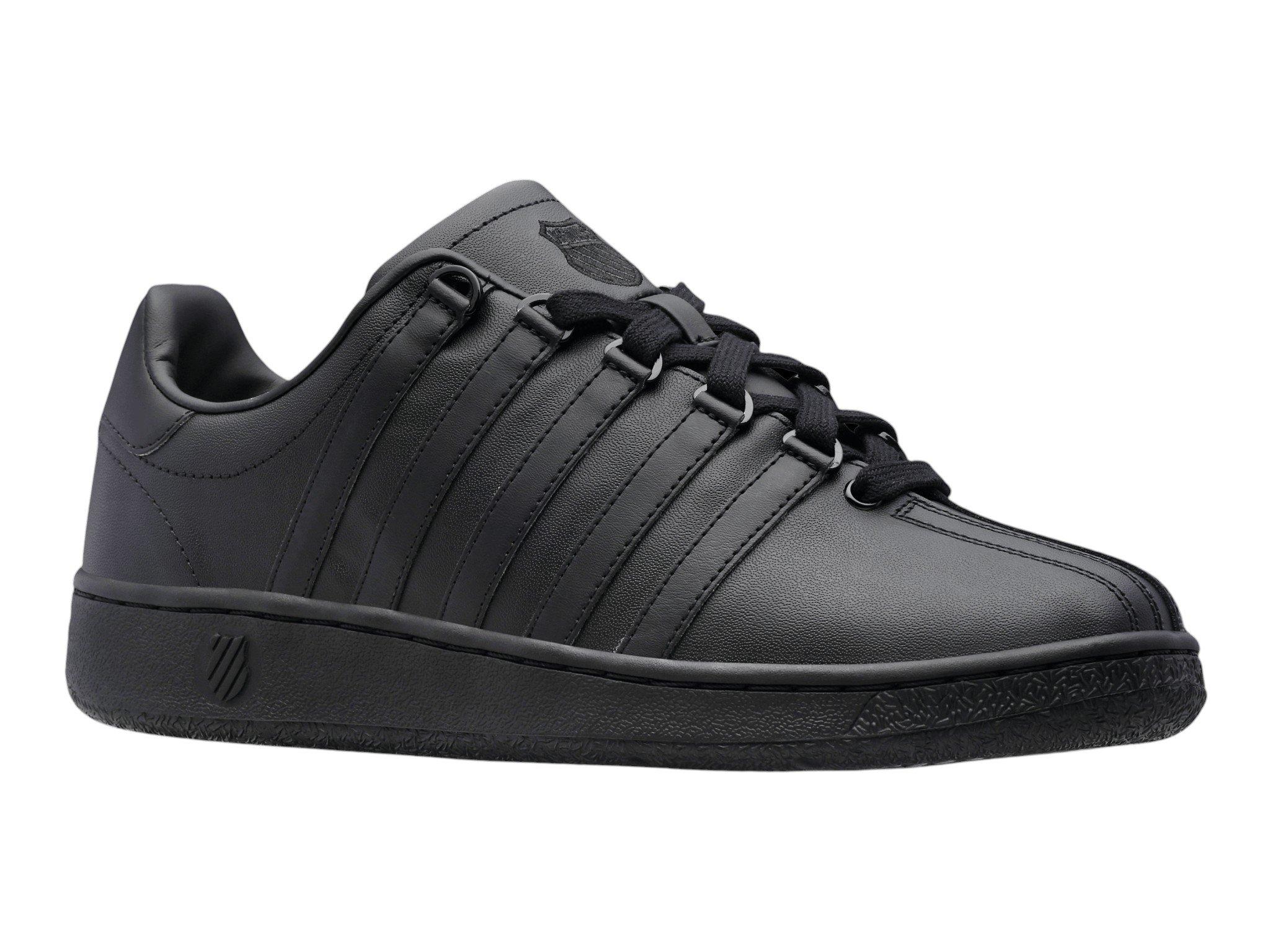 K-Swiss Classic VN "Black/Black" Men's Extra Wide Casual Shoe - BLACK