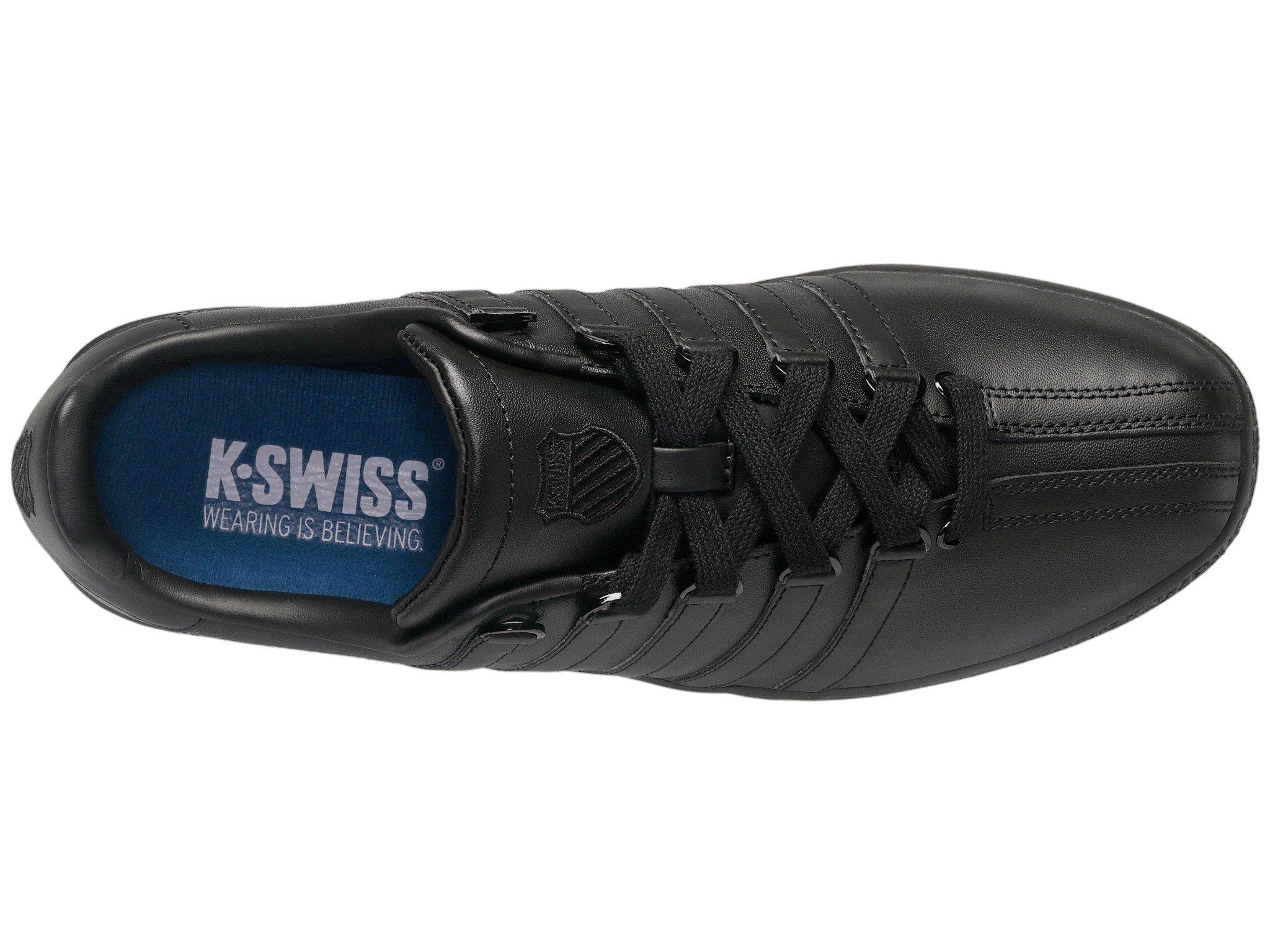 K-Swiss Classic VN "Black/Black" Men's Extra Wide Casual Shoe - BLACK