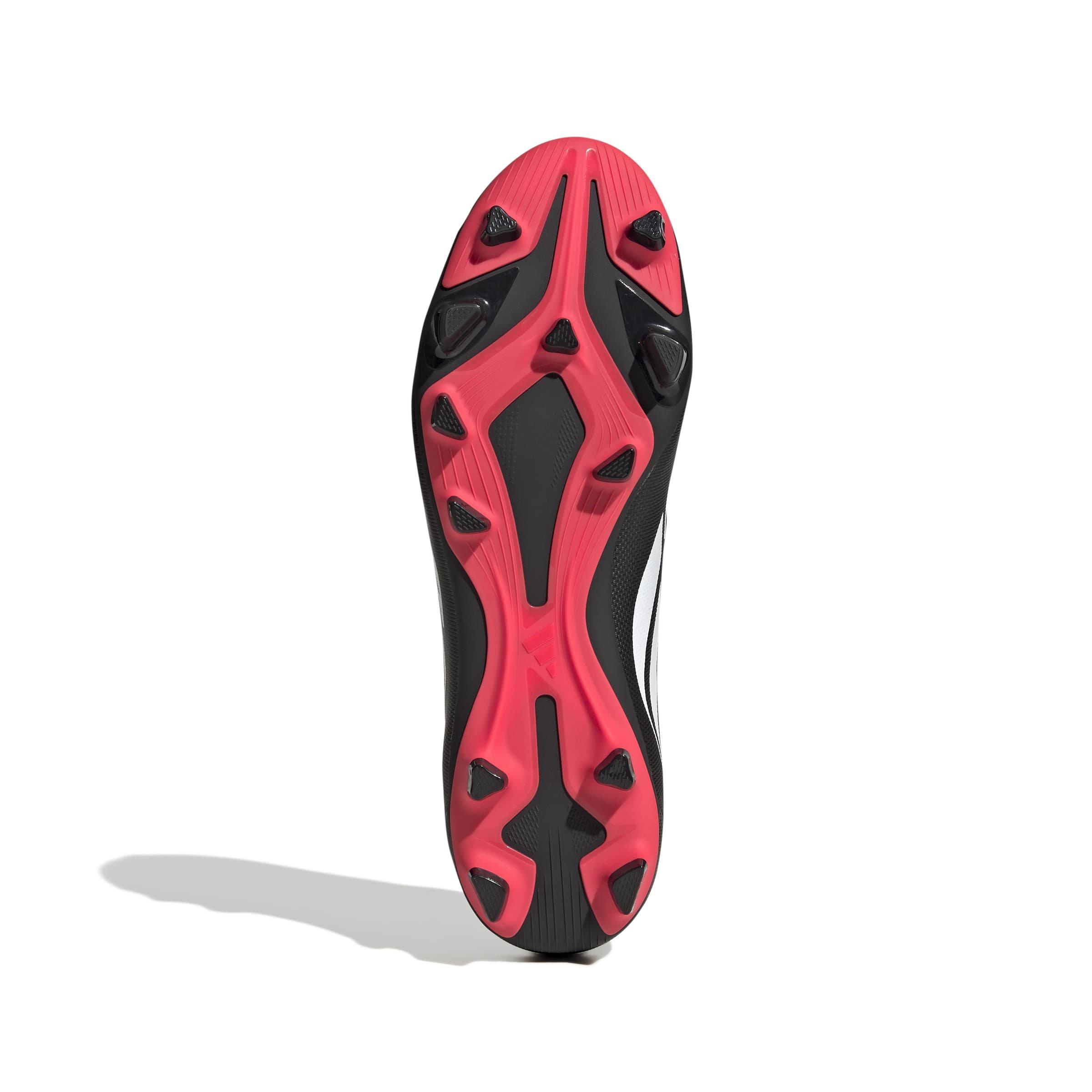 adidas Predator Club MG "Core Black/Ftwr White/Lucid Red" Men's Soccer Cleat - BLACK/WHITE/RED Thumbnail View 8