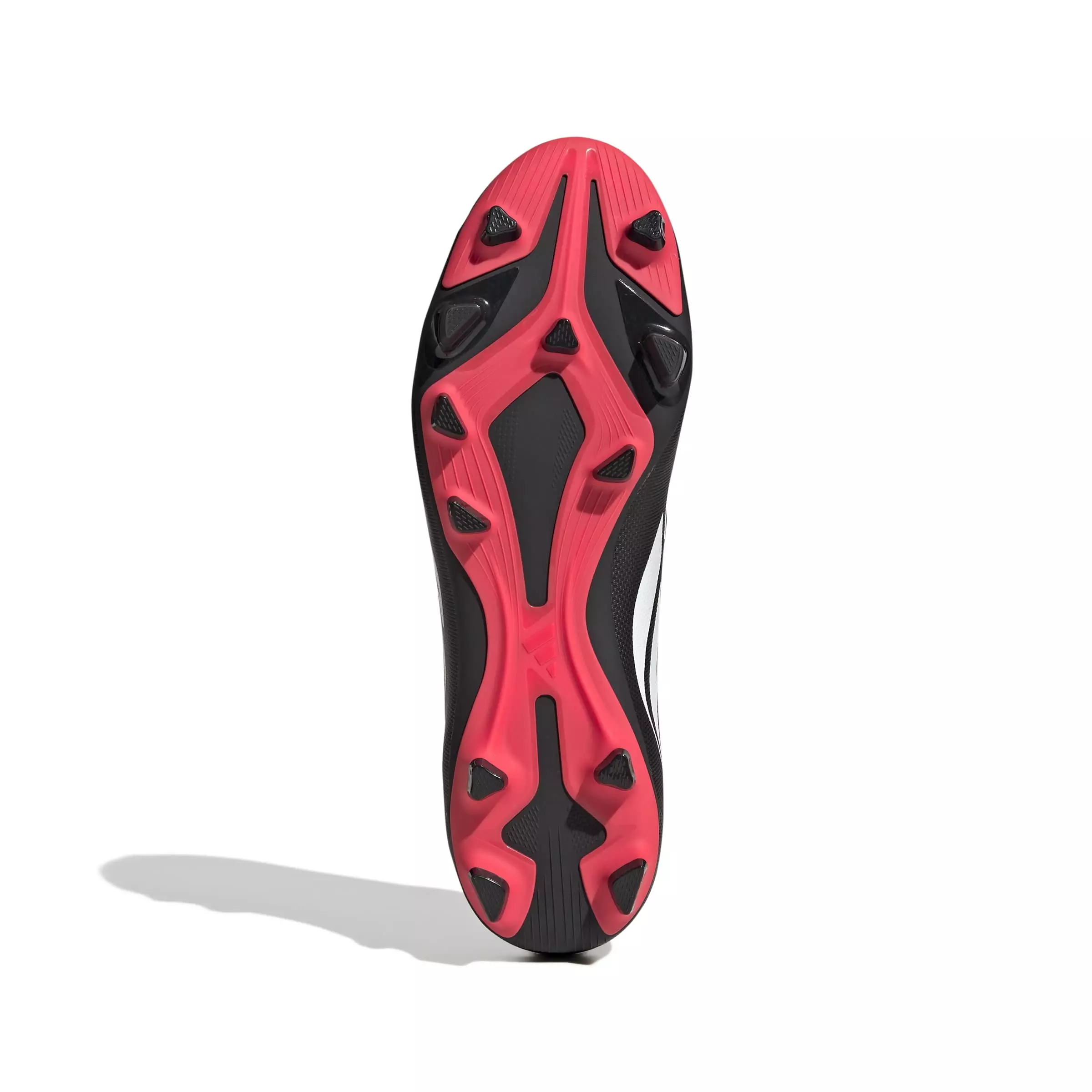 adidas Predator Club MG "Core Black/Ftwr White/Lucid Red" Men's Soccer Cleat - BLACK/WHITE/RED