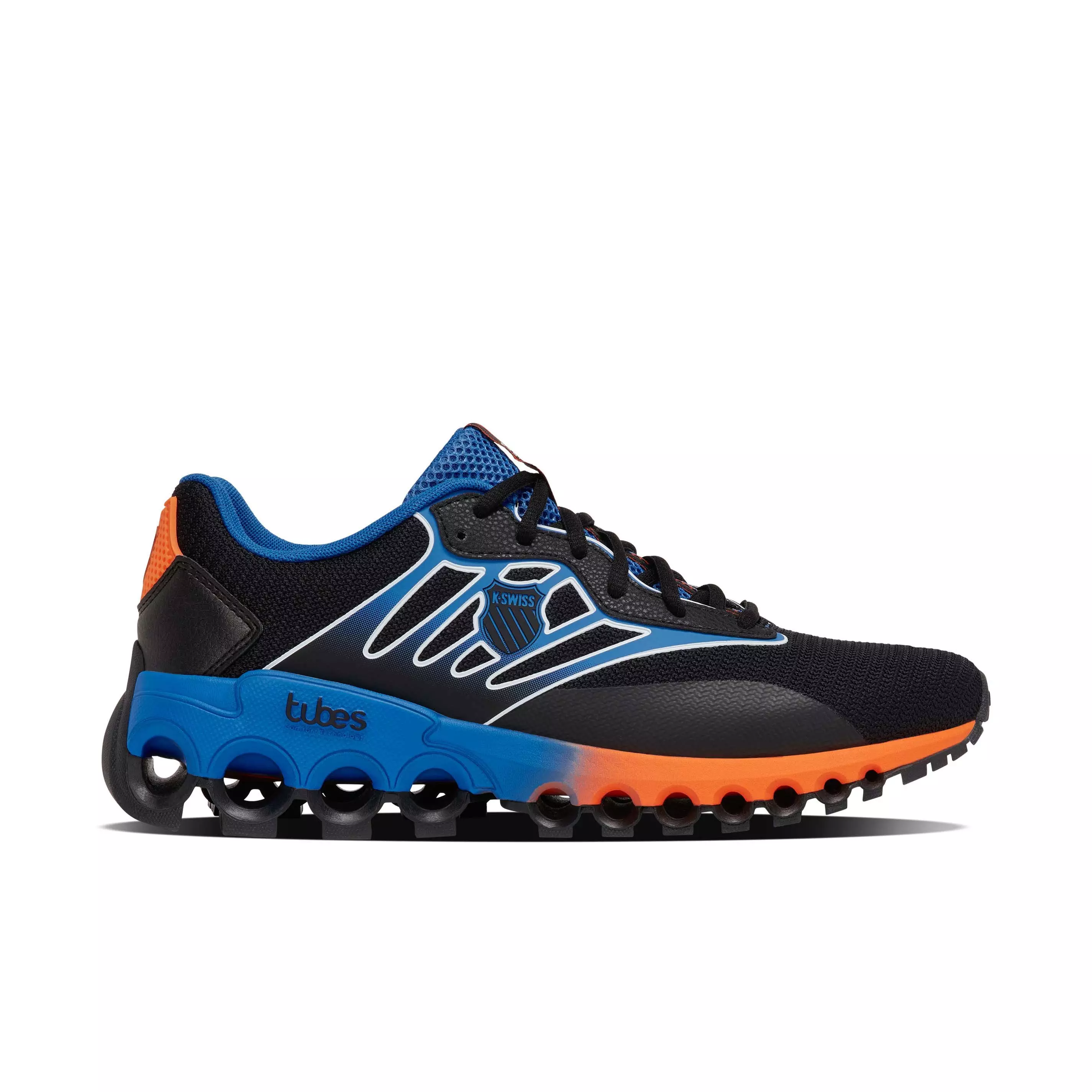 K-Swiss Tubes Sport "Black/French Blue/Flame" Men's Shoe - BLACK/FRENCH BLUE/FLAME