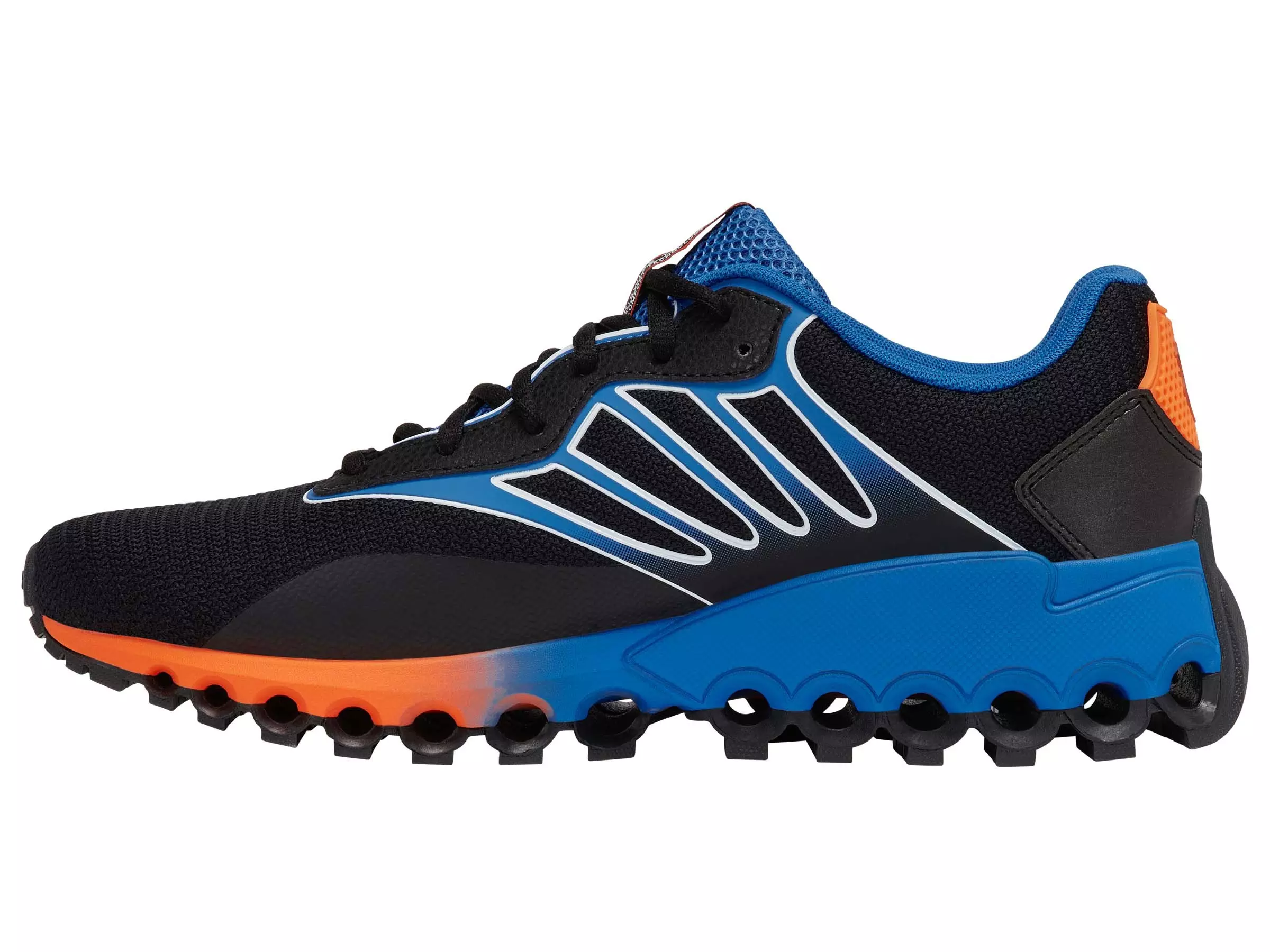 K-Swiss Tubes Sport "Black/French Blue/Flame" Men's Shoe - BLACK/FRENCH BLUE/FLAME