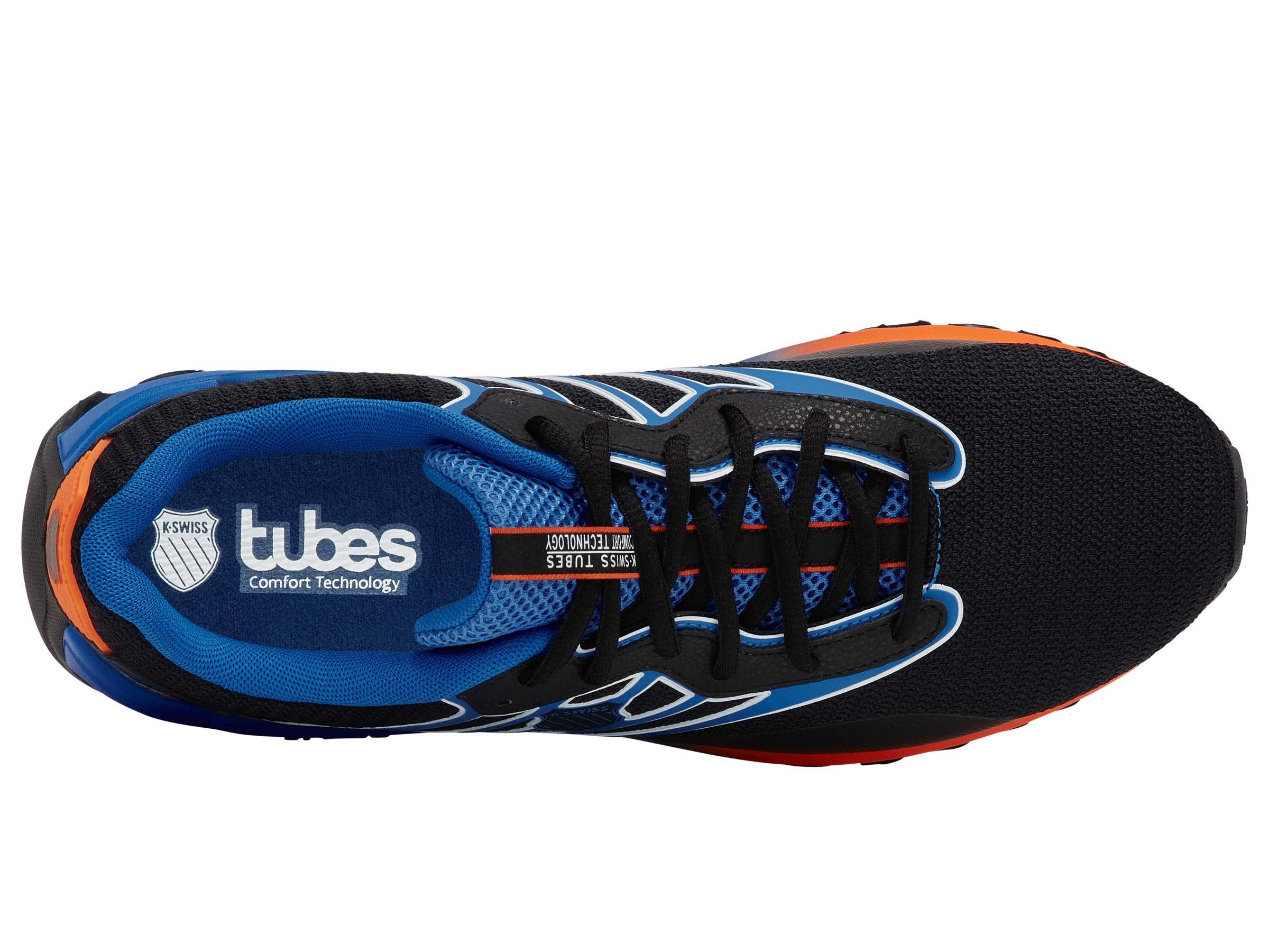 K-Swiss Tubes Sport "Black/French Blue/Flame" Men's Shoe - BLACK/FRENCH BLUE/FLAME