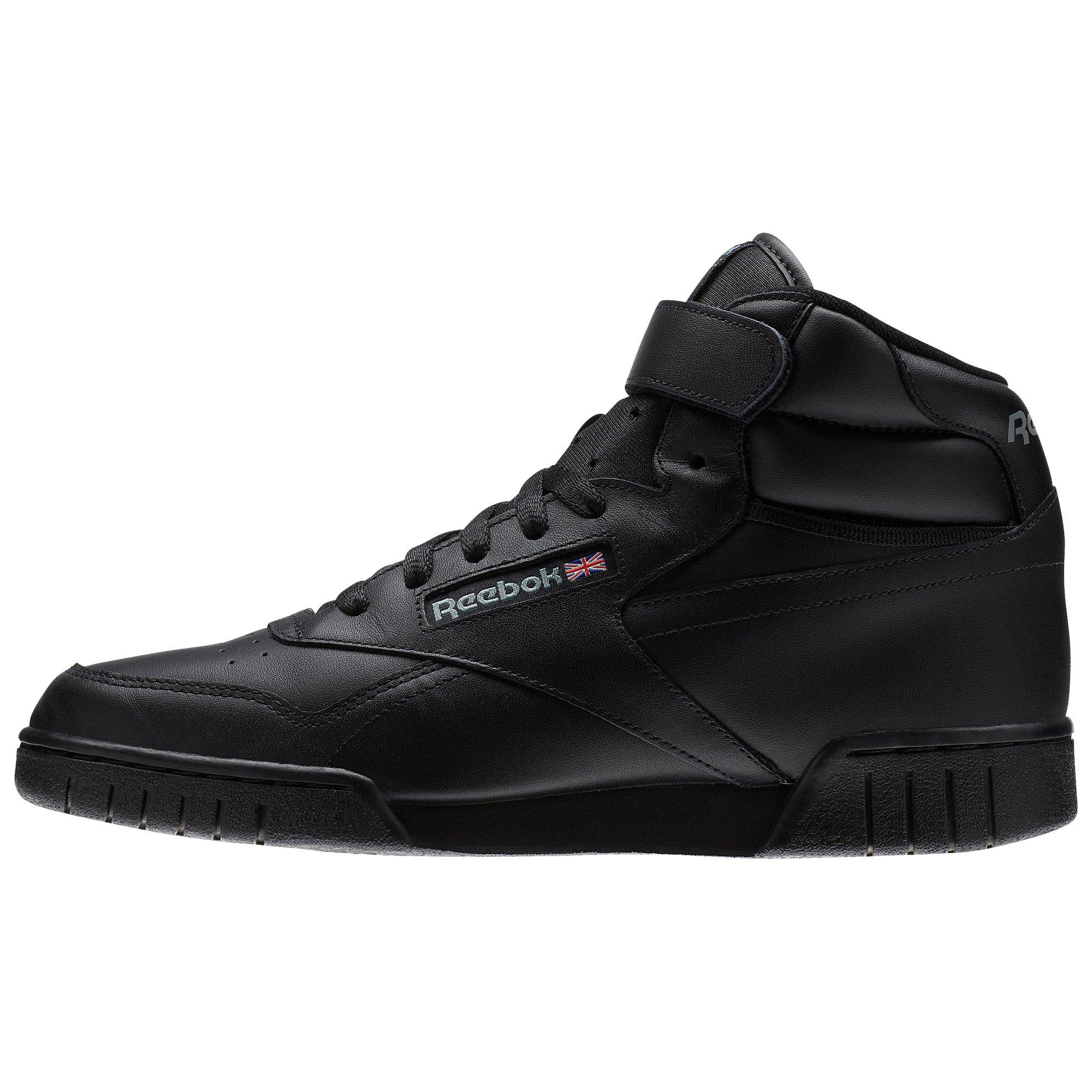 Reebok Classic Ex-O-Fit Hi "Black" Men's Shoe - BLACK Thumbnail View 3