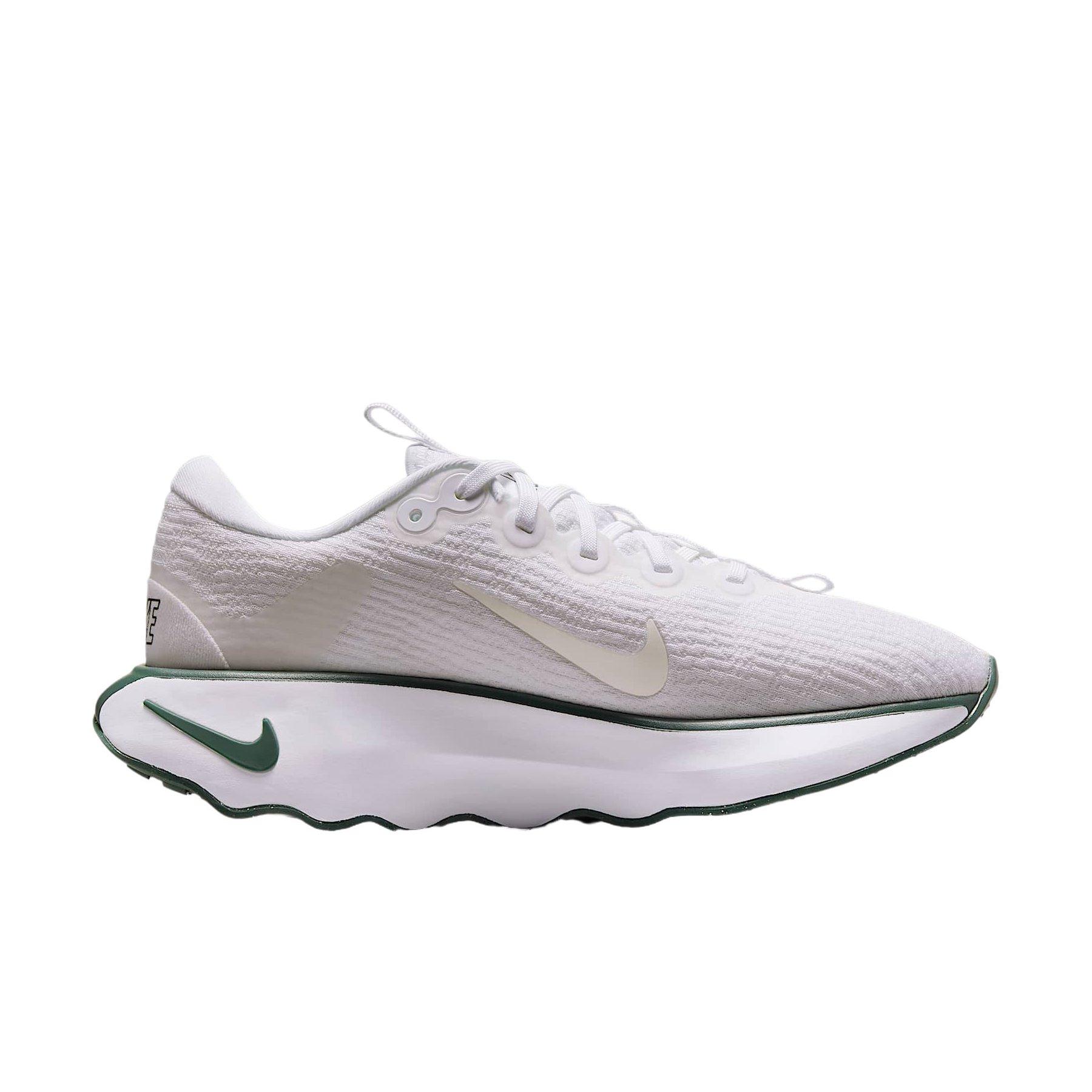Nike Motiva "White/Summit White/Vintage Green" Women's Walking Shoe - WHITE/WHITE/GREEN Thumbnail View 1