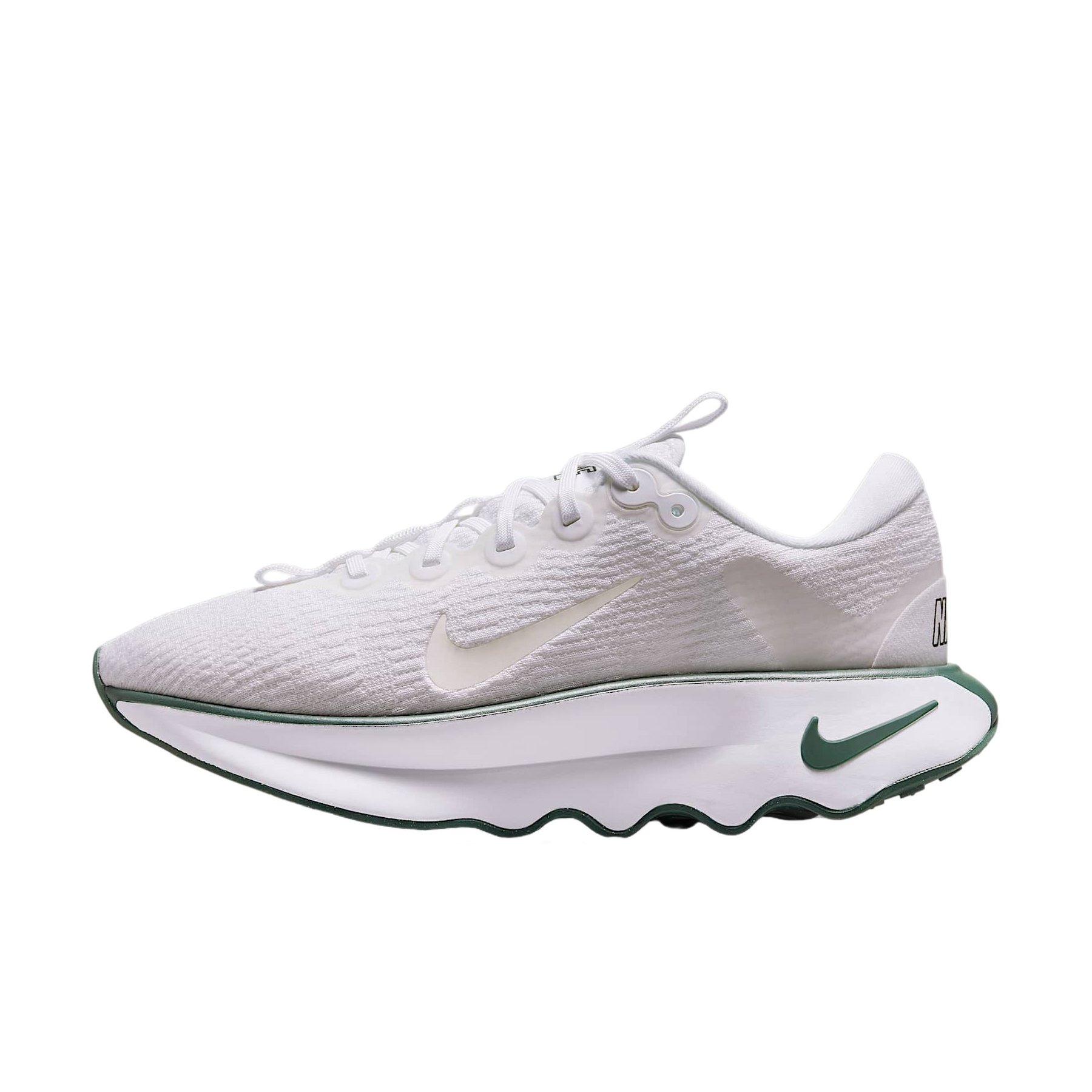 Nike Motiva "White/Summit White/Vintage Green" Women's Walking Shoe - WHITE/WHITE/GREEN Thumbnail View 2