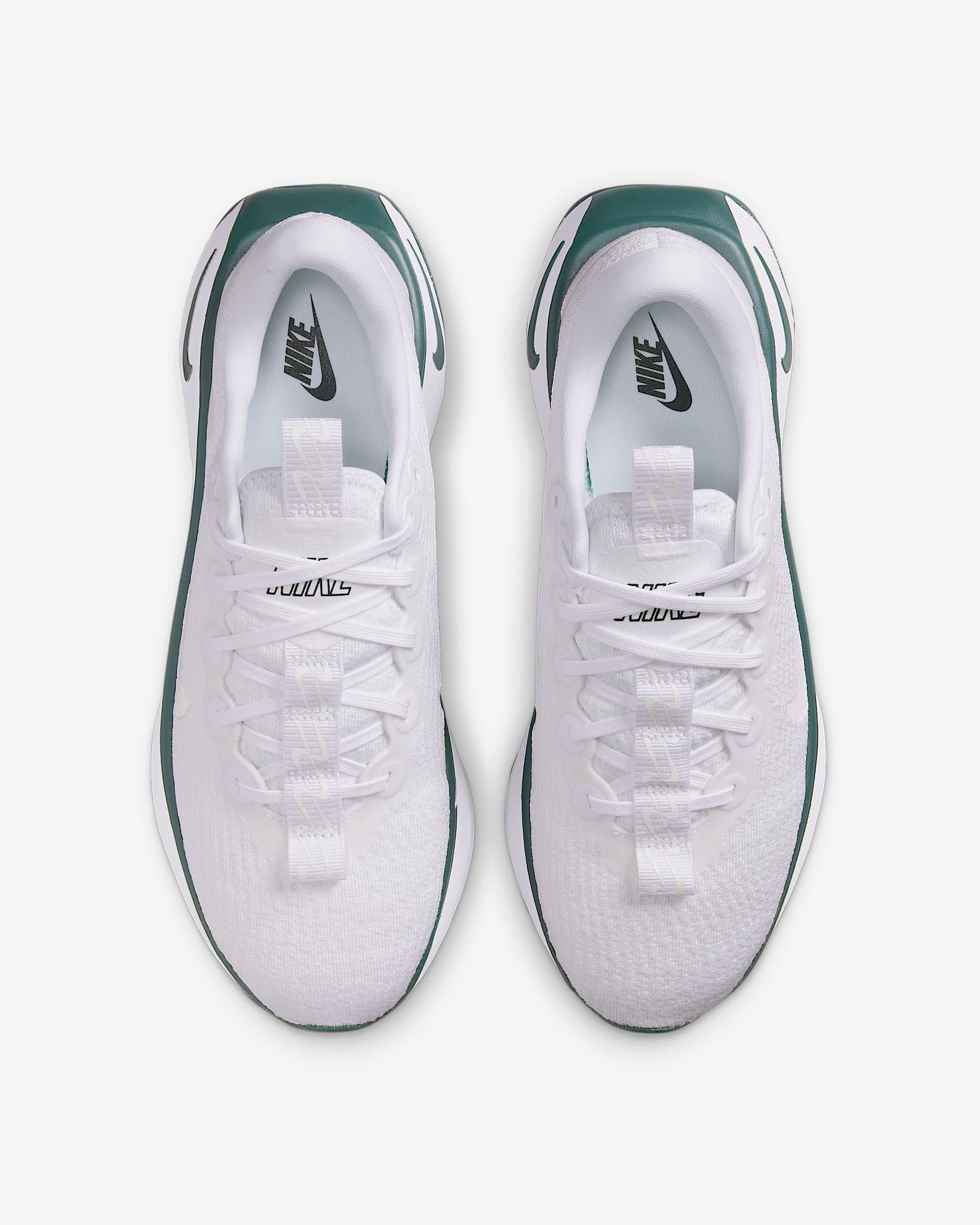 Nike Motiva "White/Summit White/Vintage Green" Women's Walking Shoe - WHITE/WHITE/GREEN Thumbnail View 3