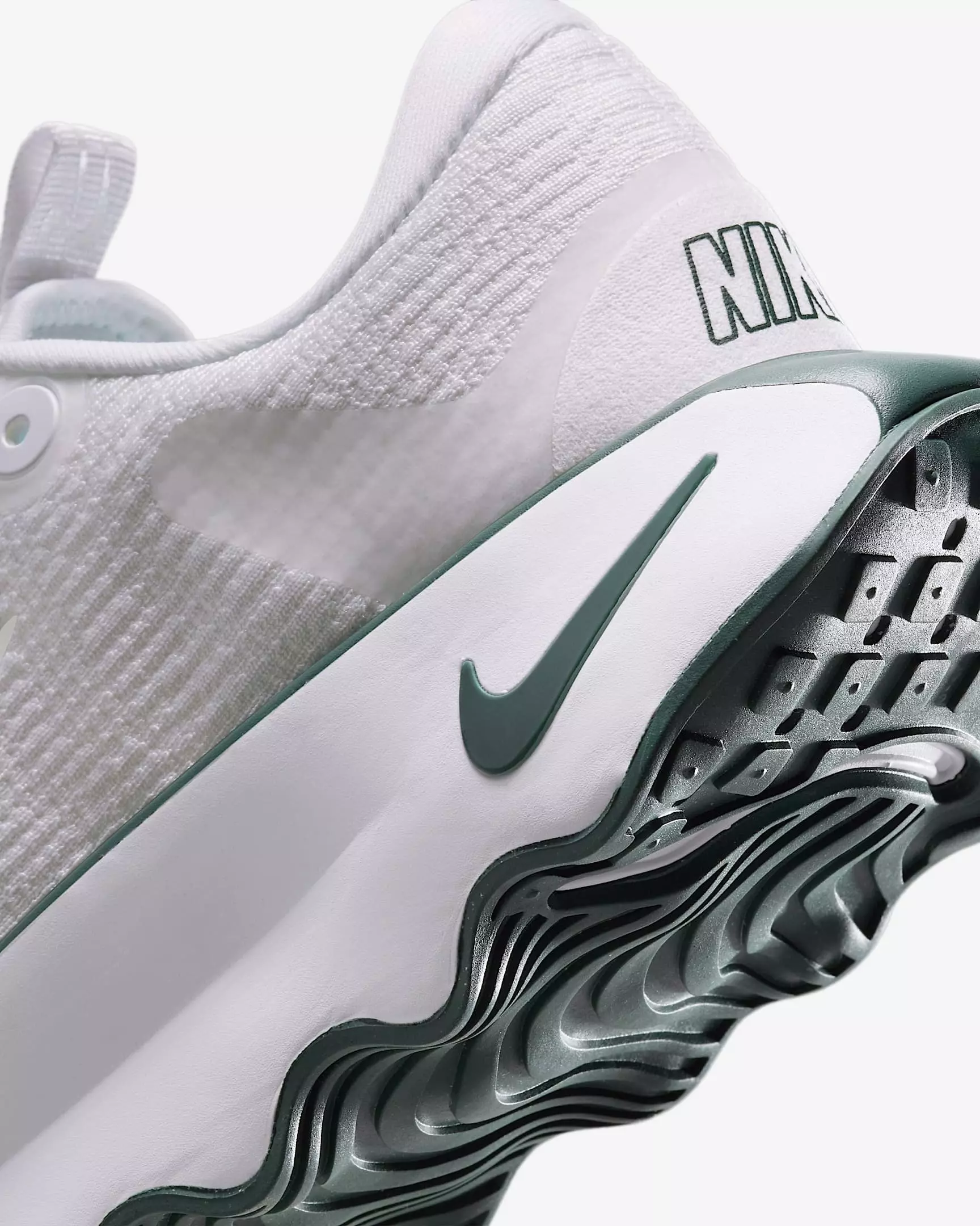 Nike Motiva "White/Summit White/Vintage Green" Women's Walking Shoe - WHITE/WHITE/GREEN