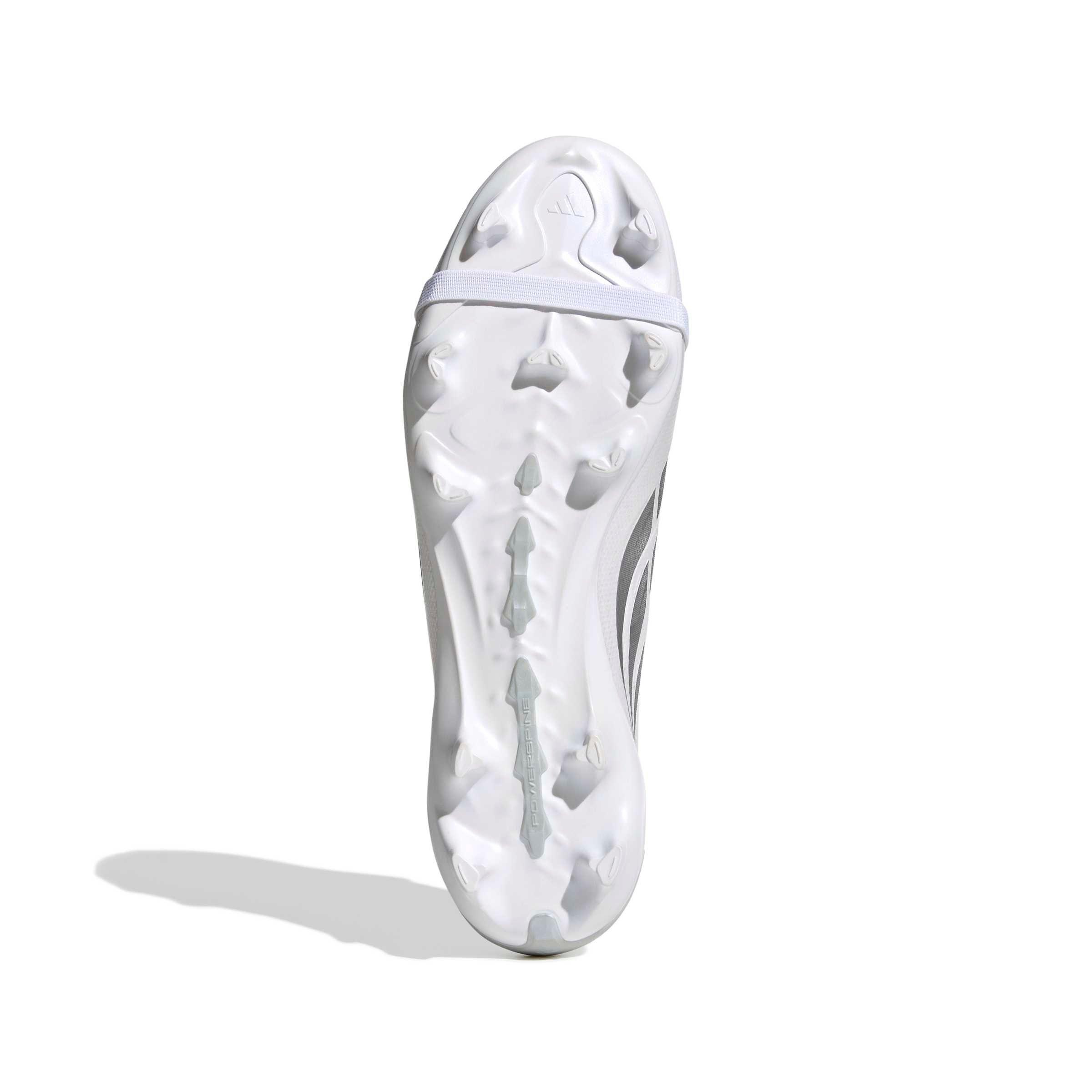 adidas Predator League Fold-Over Tongue FG "Ftwr White/Zero/Team Royal Blue" Men's Soccer Cleat - WHITE/ZERO/ROYAL Thumbnail View 8