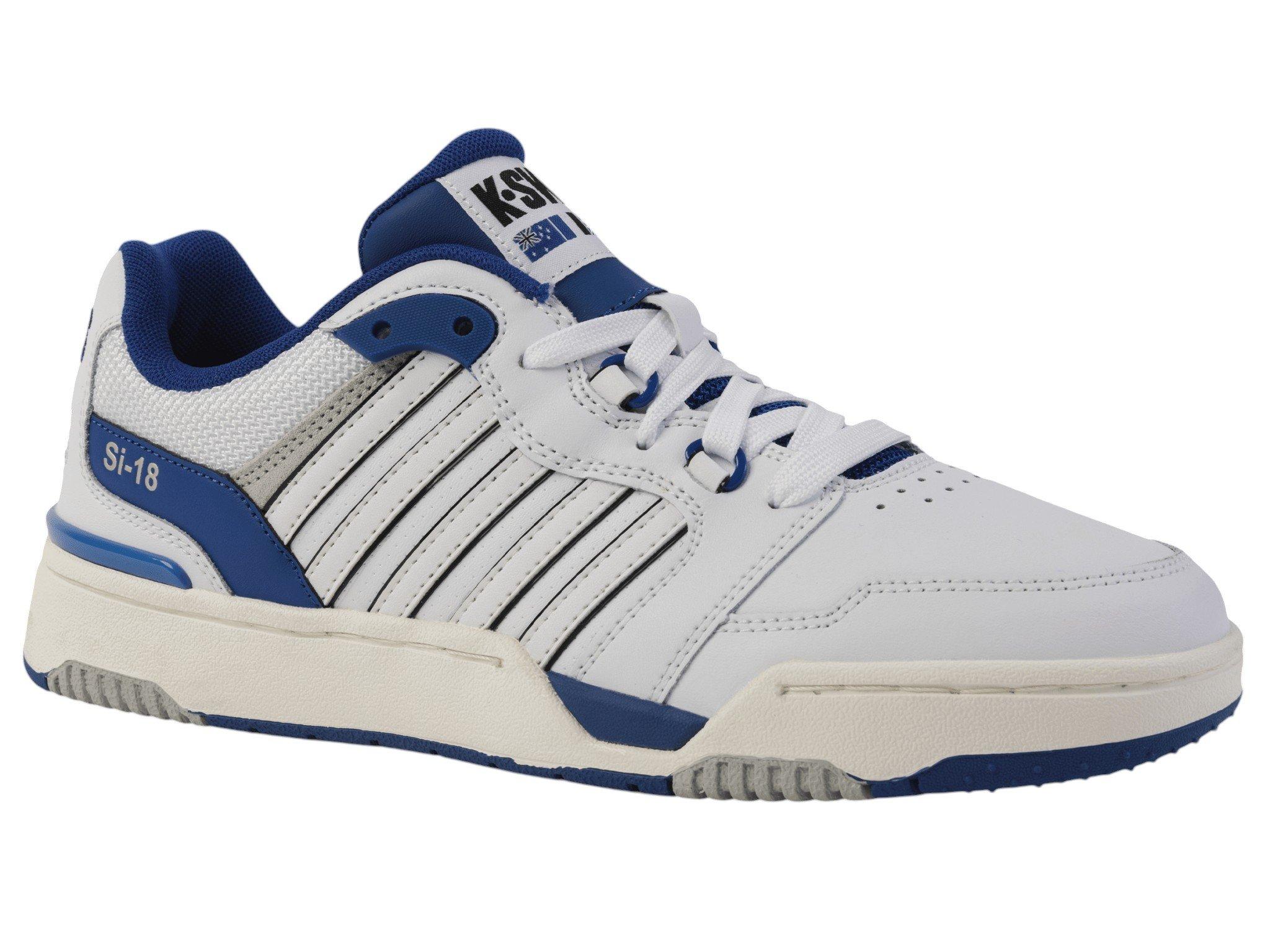 K-Swiss SI-18 Rival "White/Blue/Black" Men's Shoe - WHITE/BLUE/BLACK