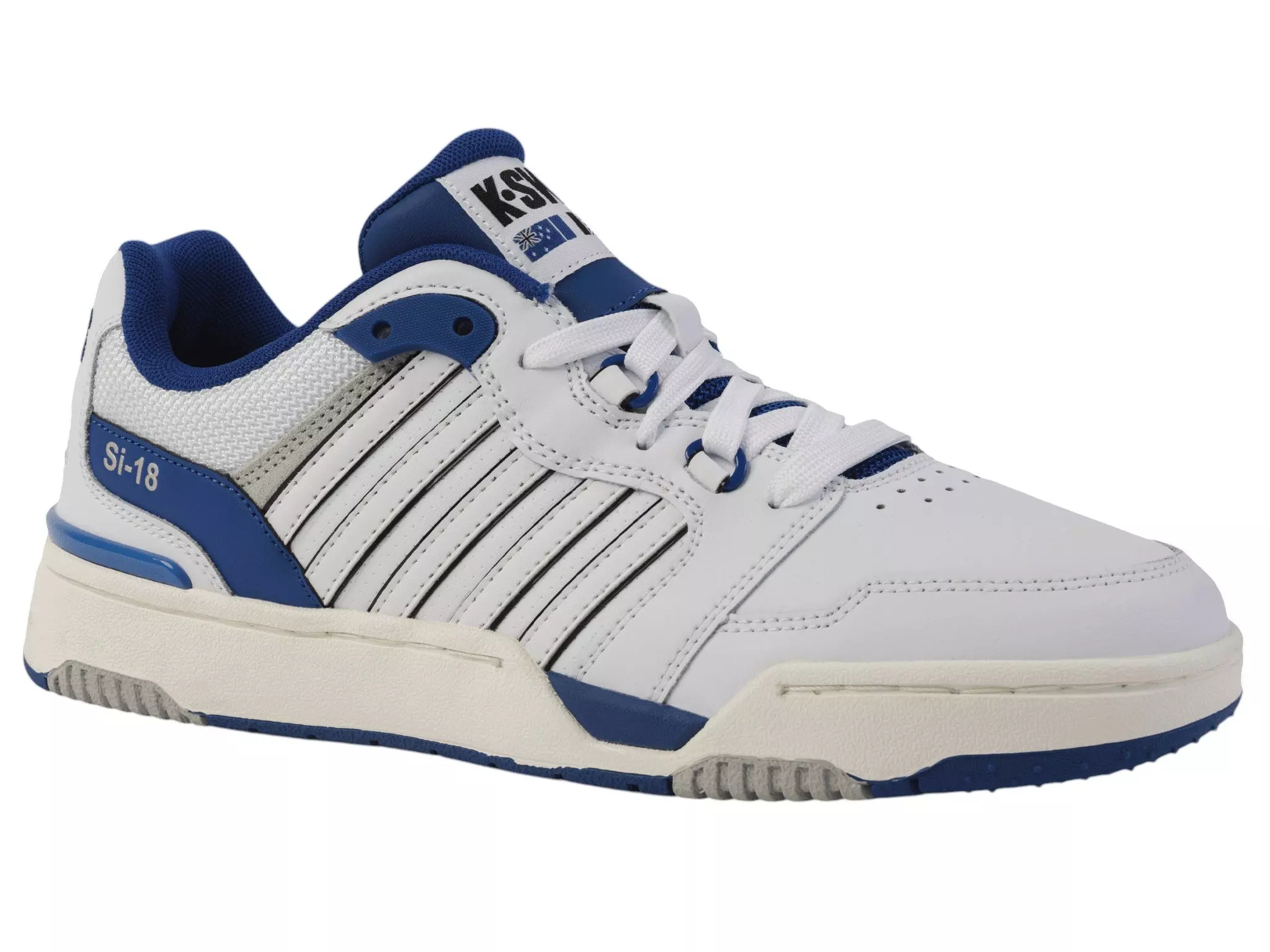 K-Swiss SI-18 Rival "White/Blue/Black" Men's Shoe - WHITE/BLUE/BLACK