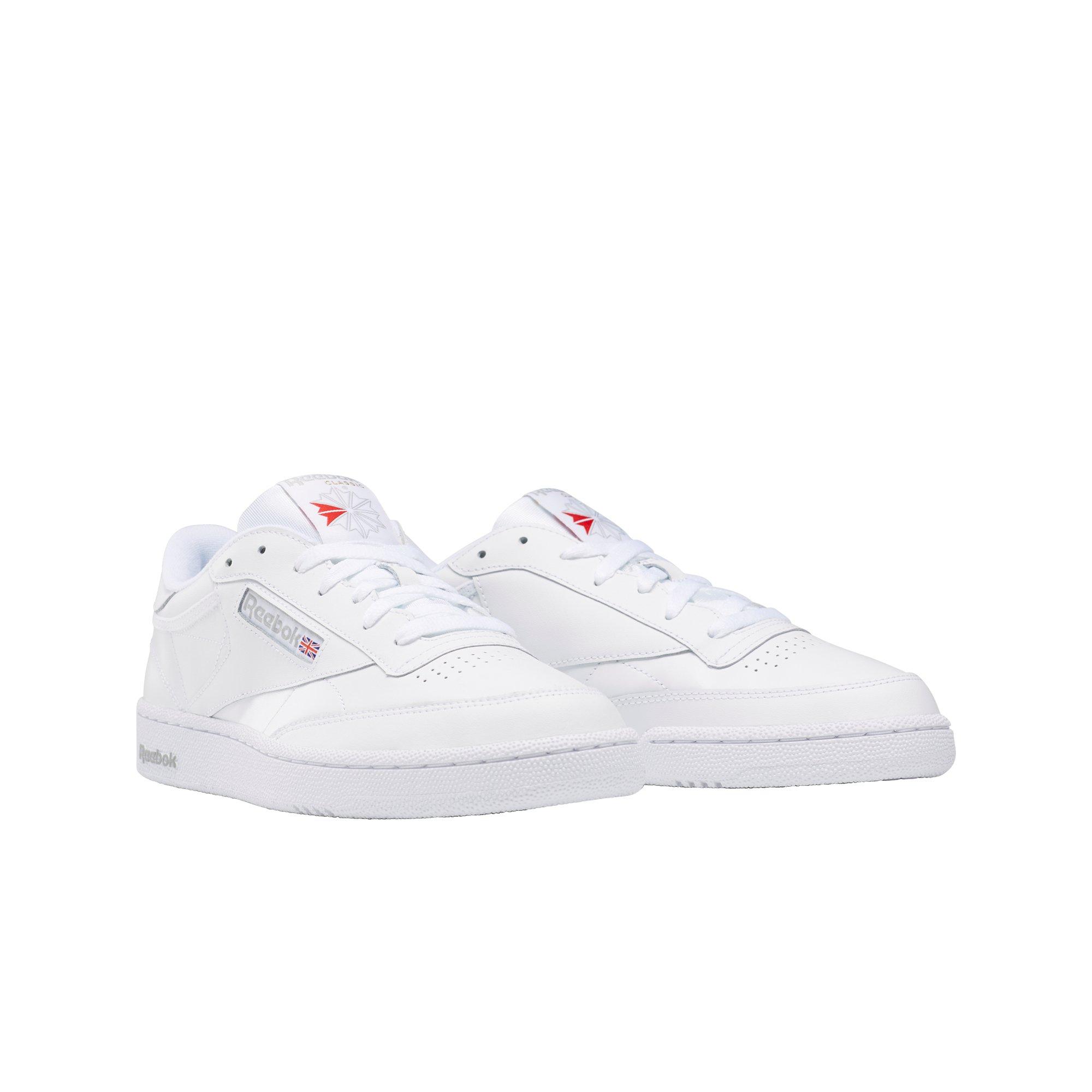 Reebok Club C 85 "White/Grey" Men's Shoe - WHITE/GREY Thumbnail View 3