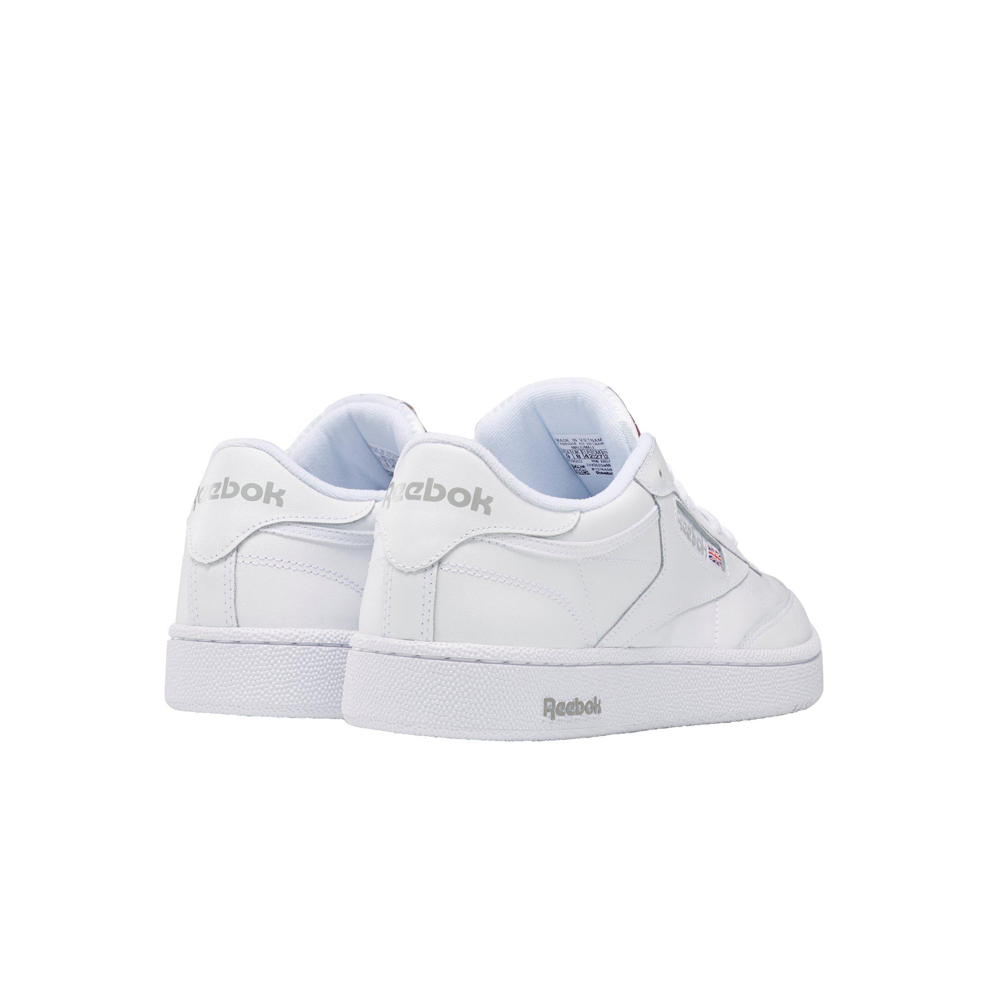 Reebok Club C 85 "White/Grey" Men's Shoe - WHITE/GREY Thumbnail View 6